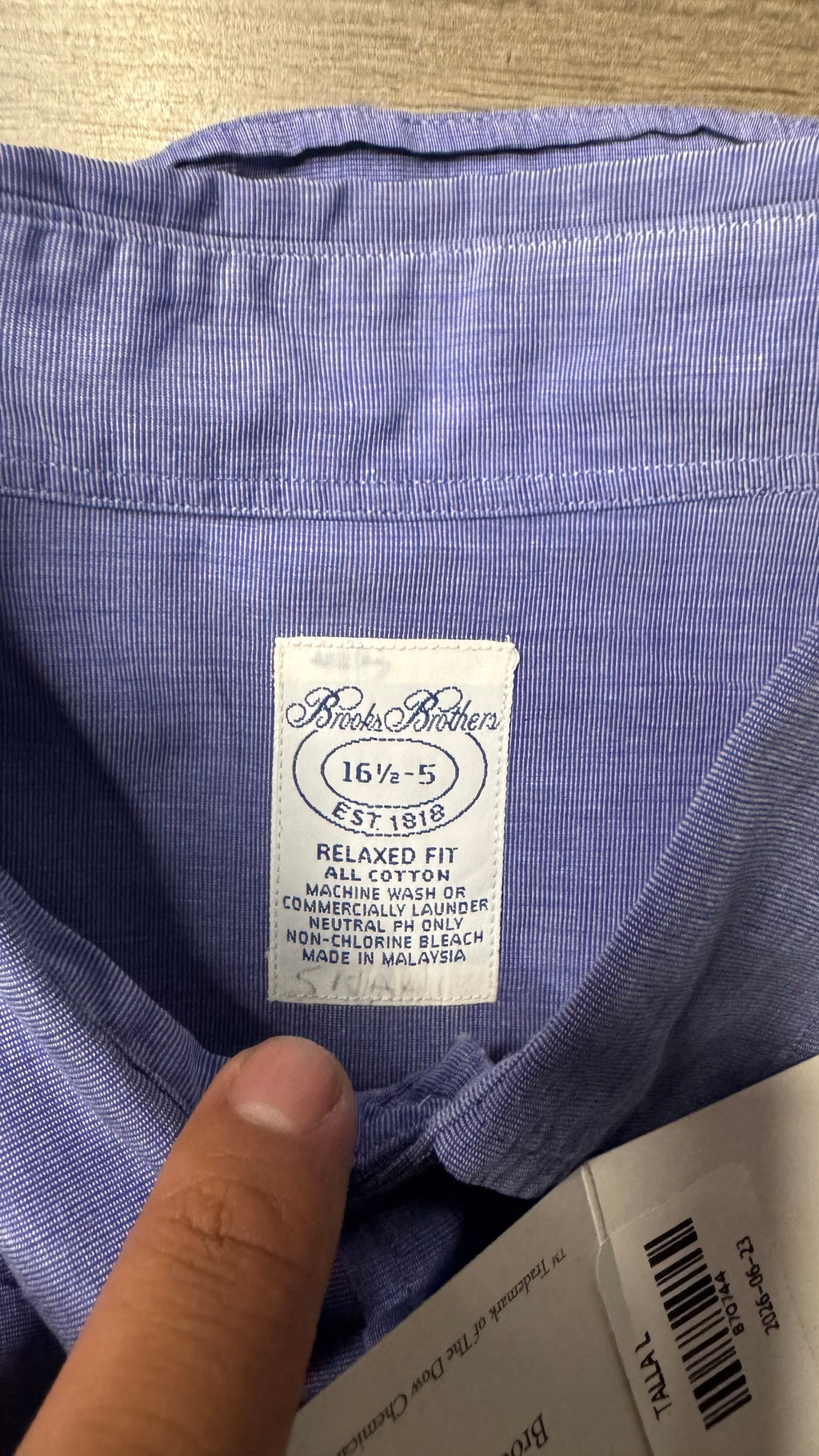 CAMISA BROOKS BROTHERS