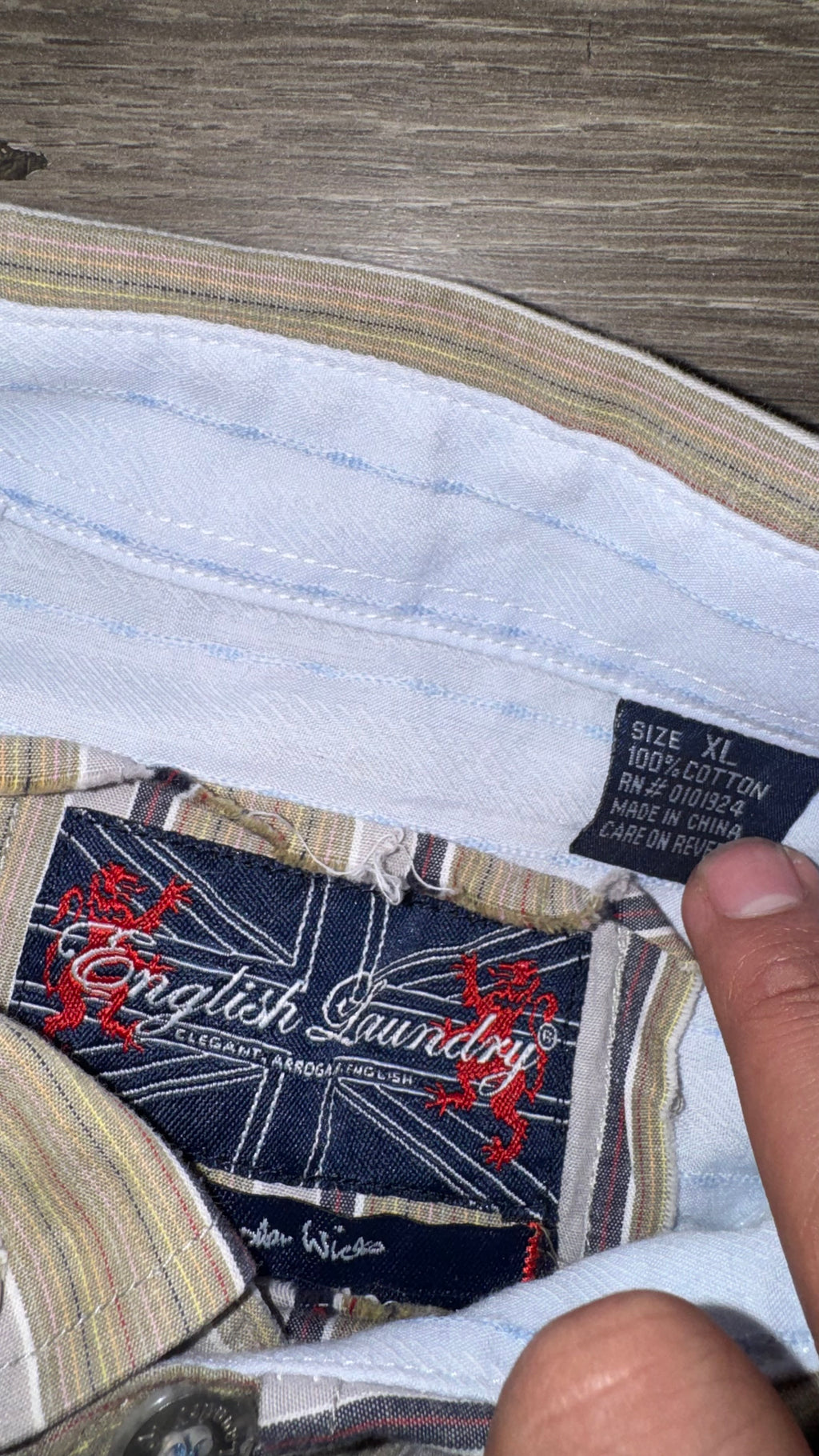 CAMISA ENGLISH LAUNDRY