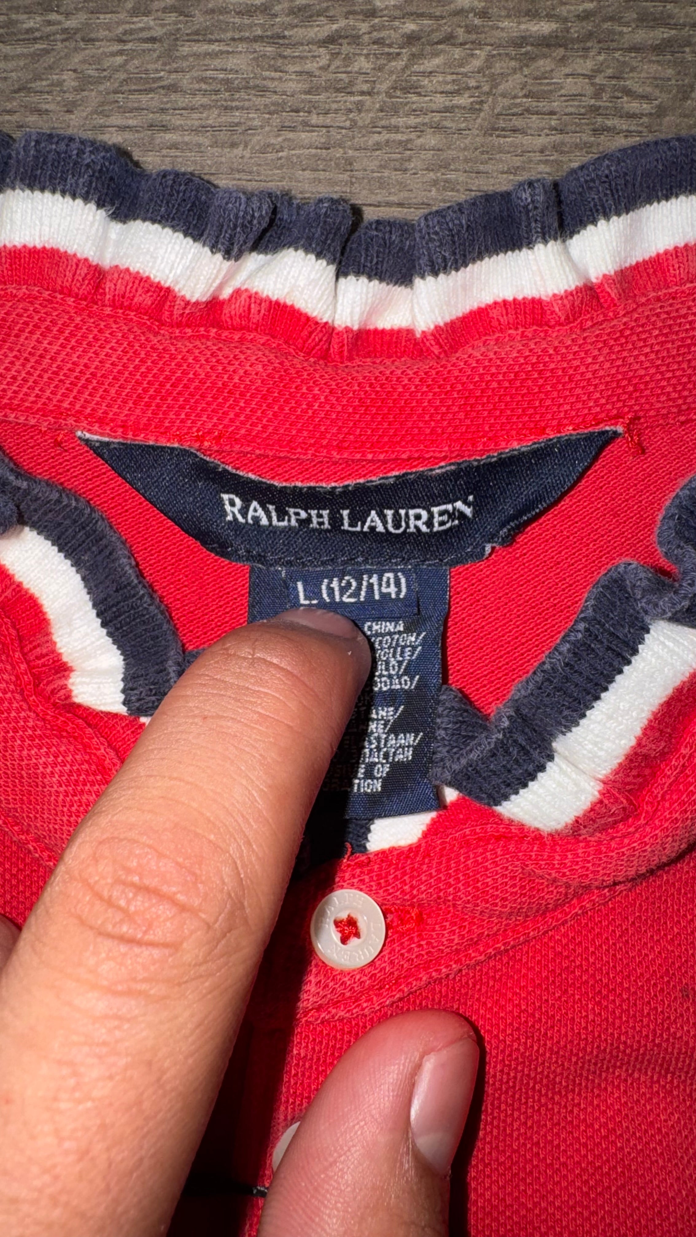 PLAYERA NIÑA RALPH LAUREN