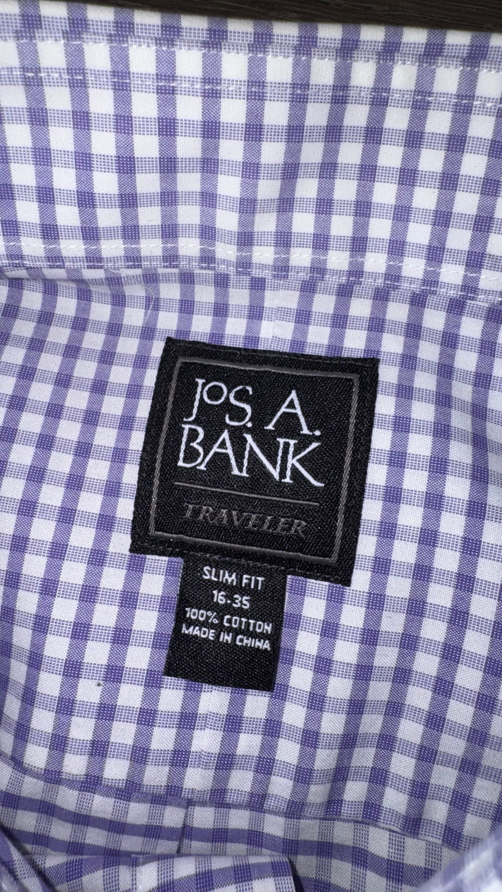 CAMISA JOS.A.BANK