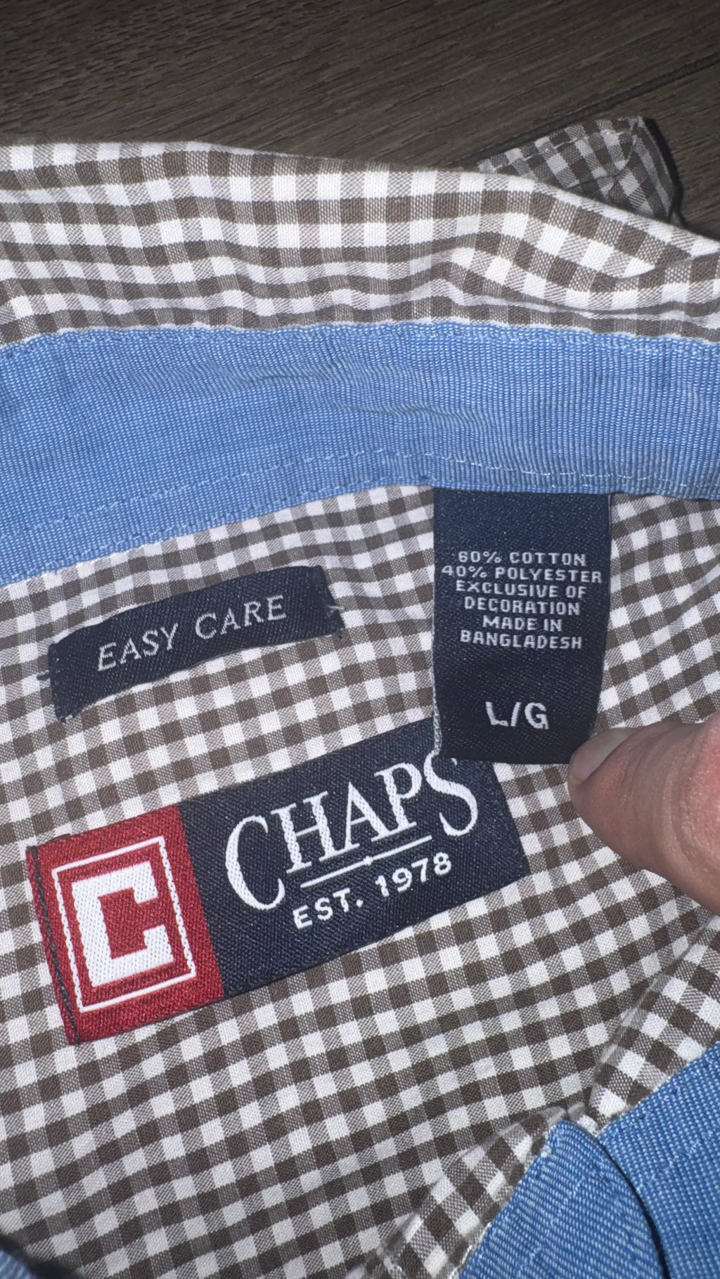 CAMISA CHAPS