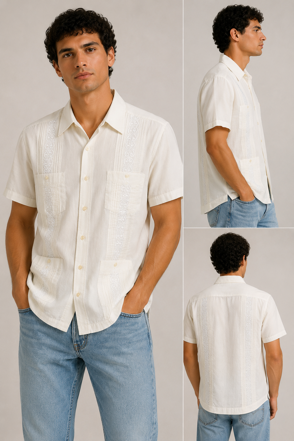 CAMISA GUAYABERA TROPICOOL