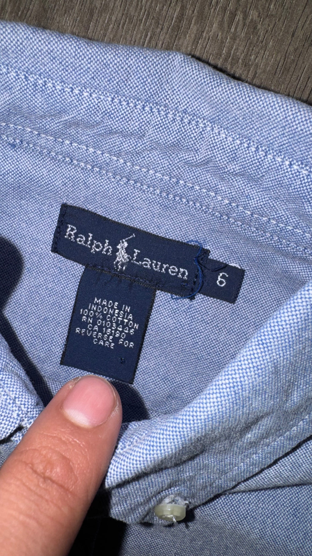 CAMISA NIÑO RALPH LAUREN