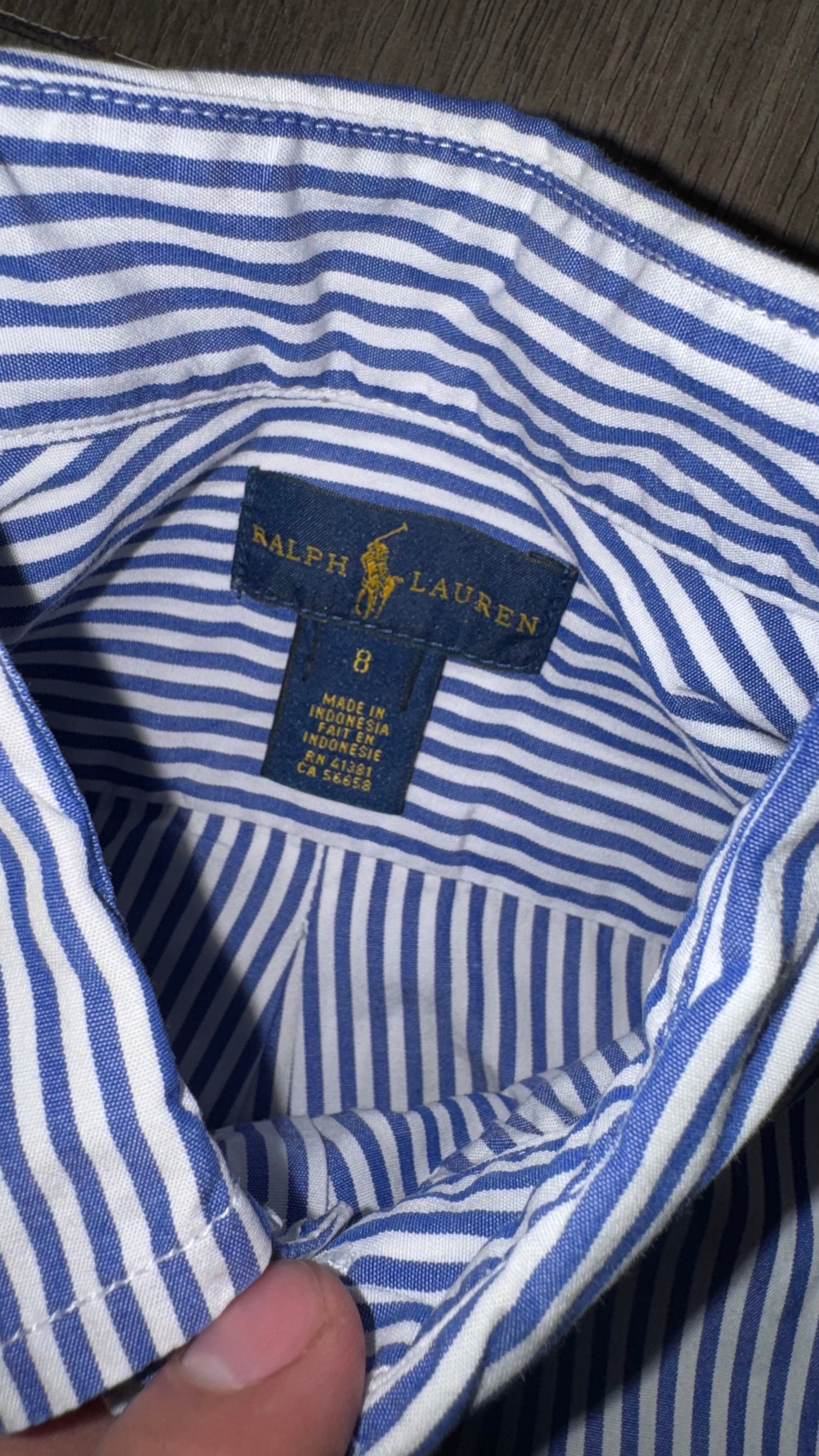 CAMISA NIÑO RALPH LAUREN