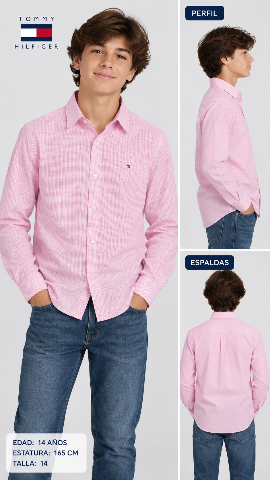 CAMISA NIÑO TOMMY HILFIGER