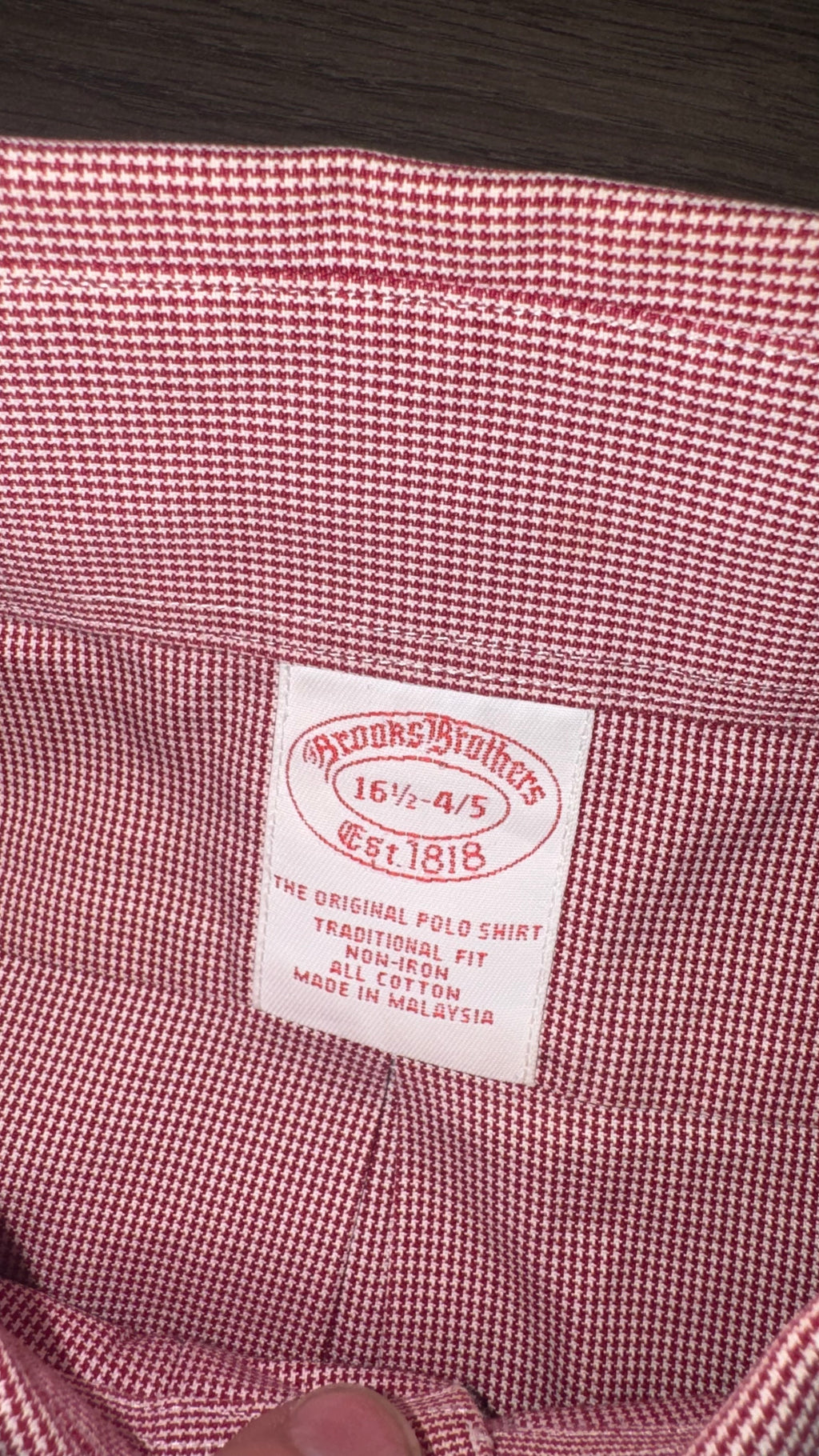 CAMISA BROOKS BROTHERS