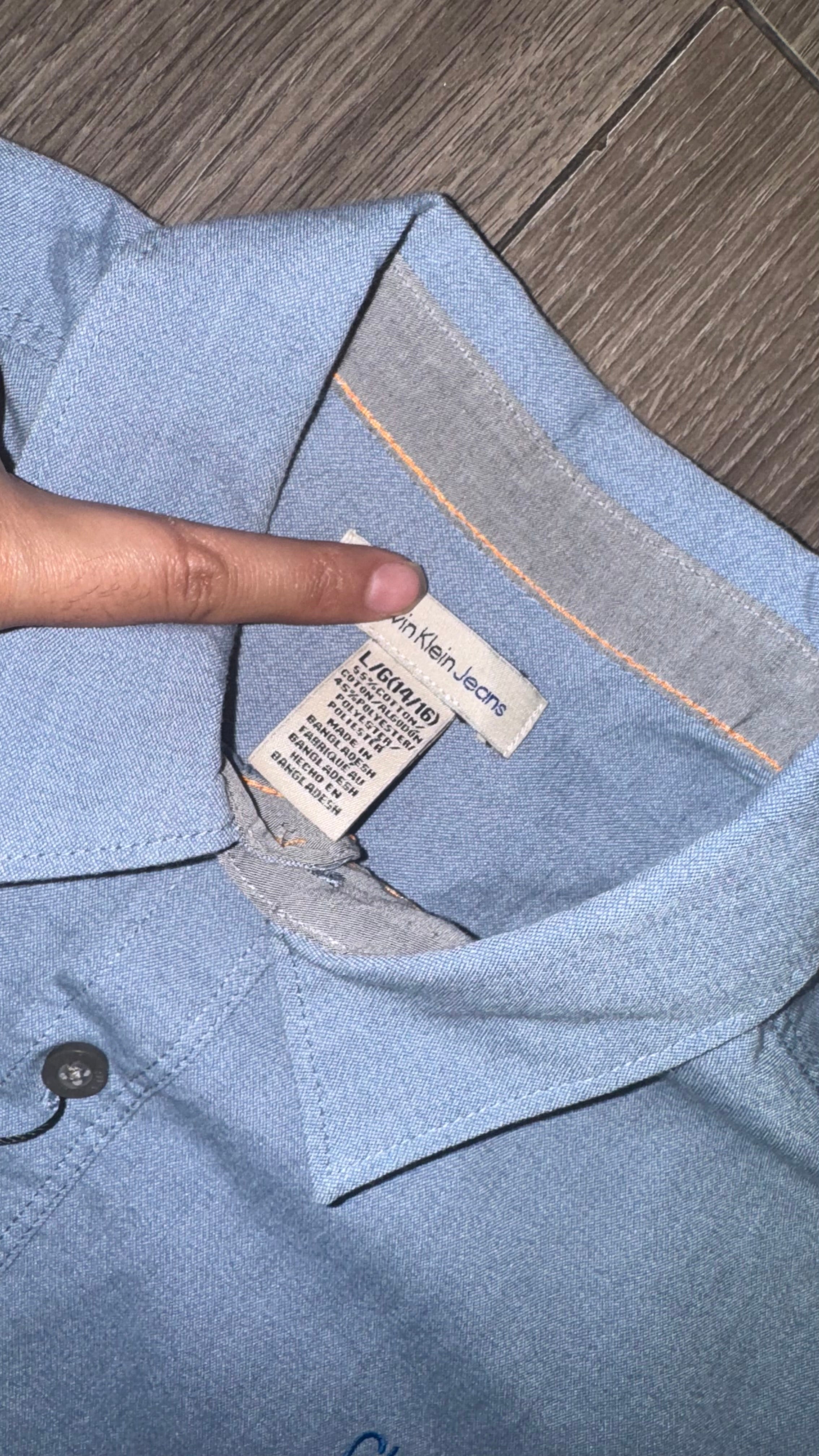 14-16 CAMISA CALVIN KLEIN