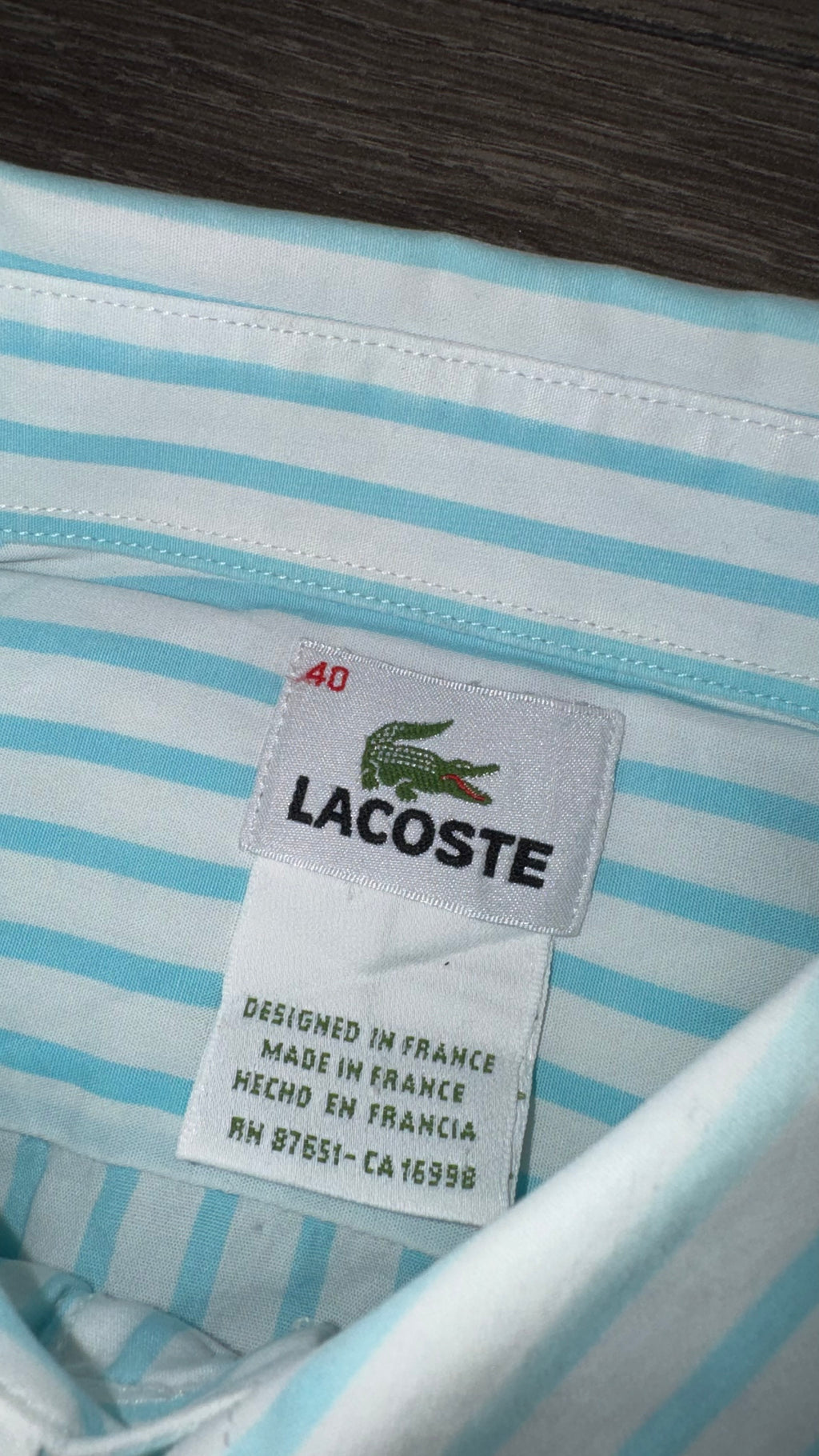 CAMISA LACOSTE