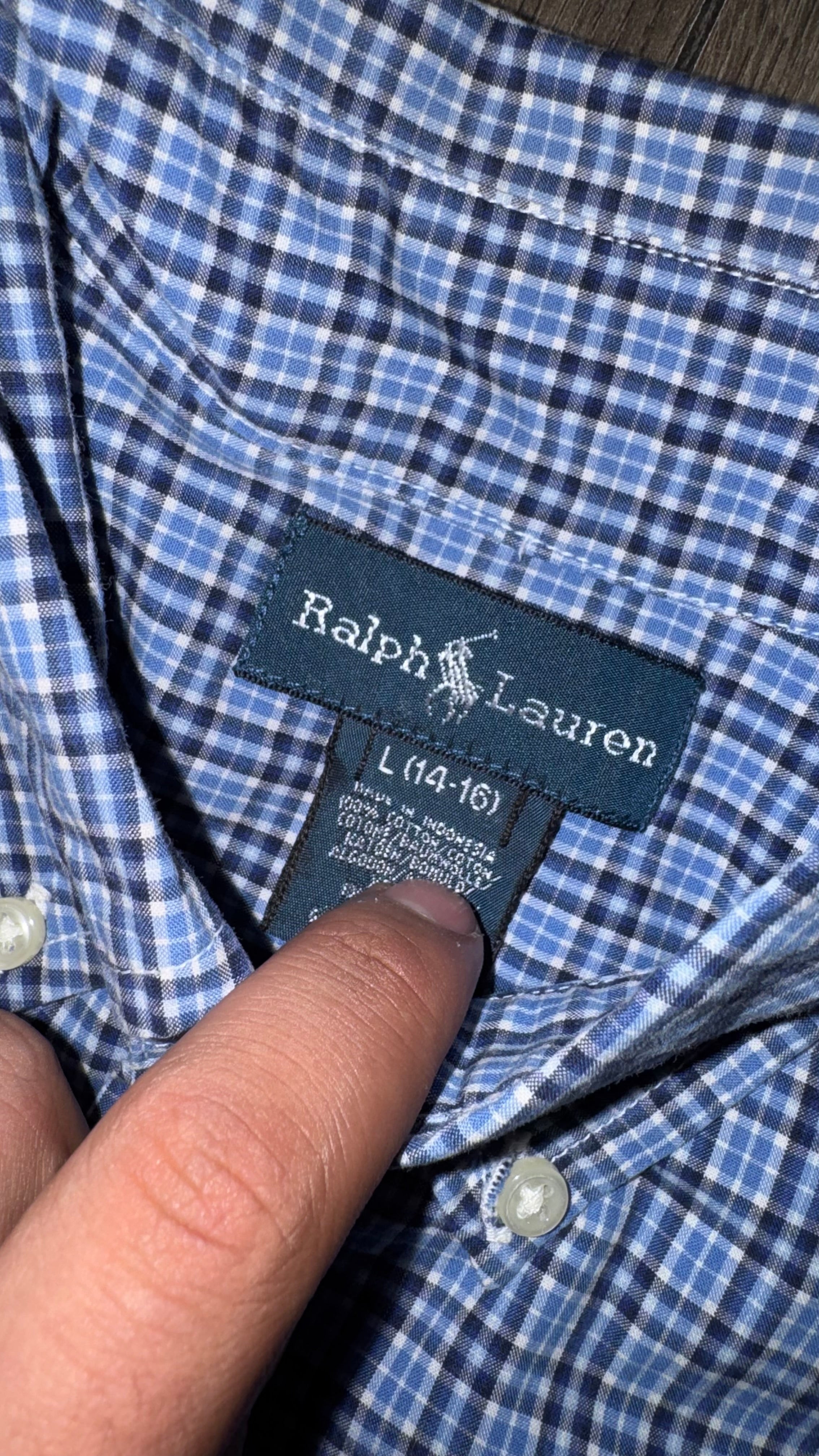 CAMISA NIÑO RALPH LAUREN