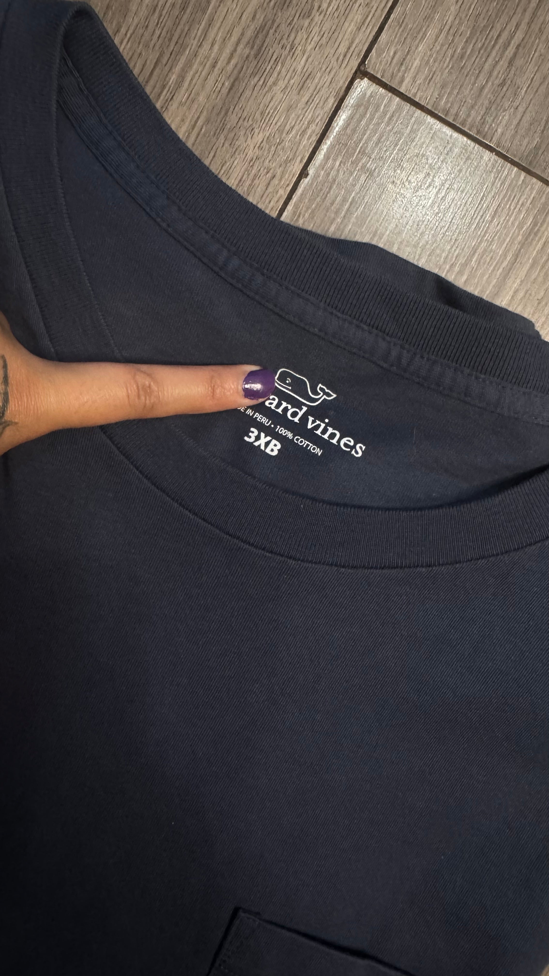 3XL PLAYERA VINEYARD