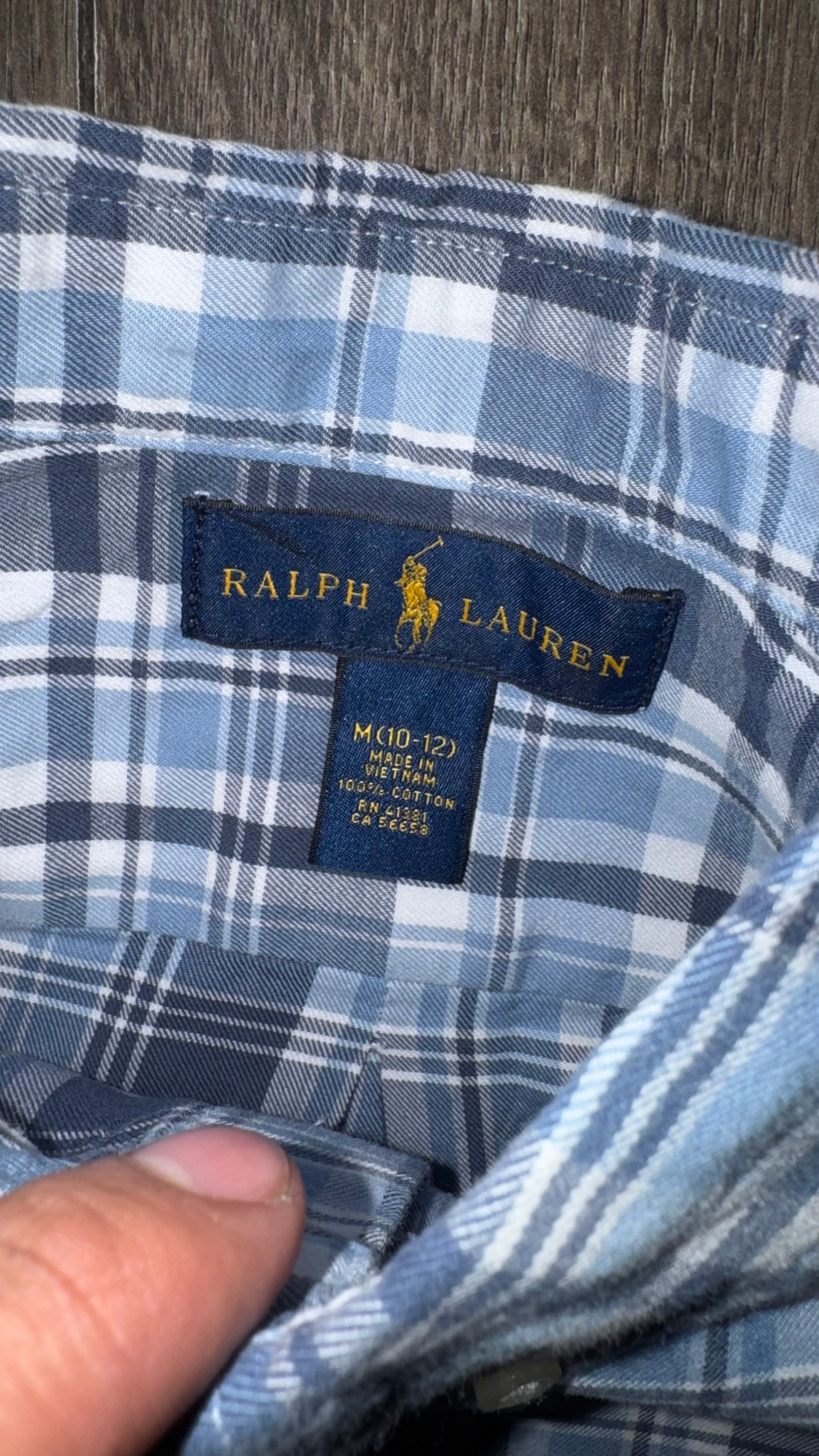 CAMISA NIÑO RALPH LAUREN
