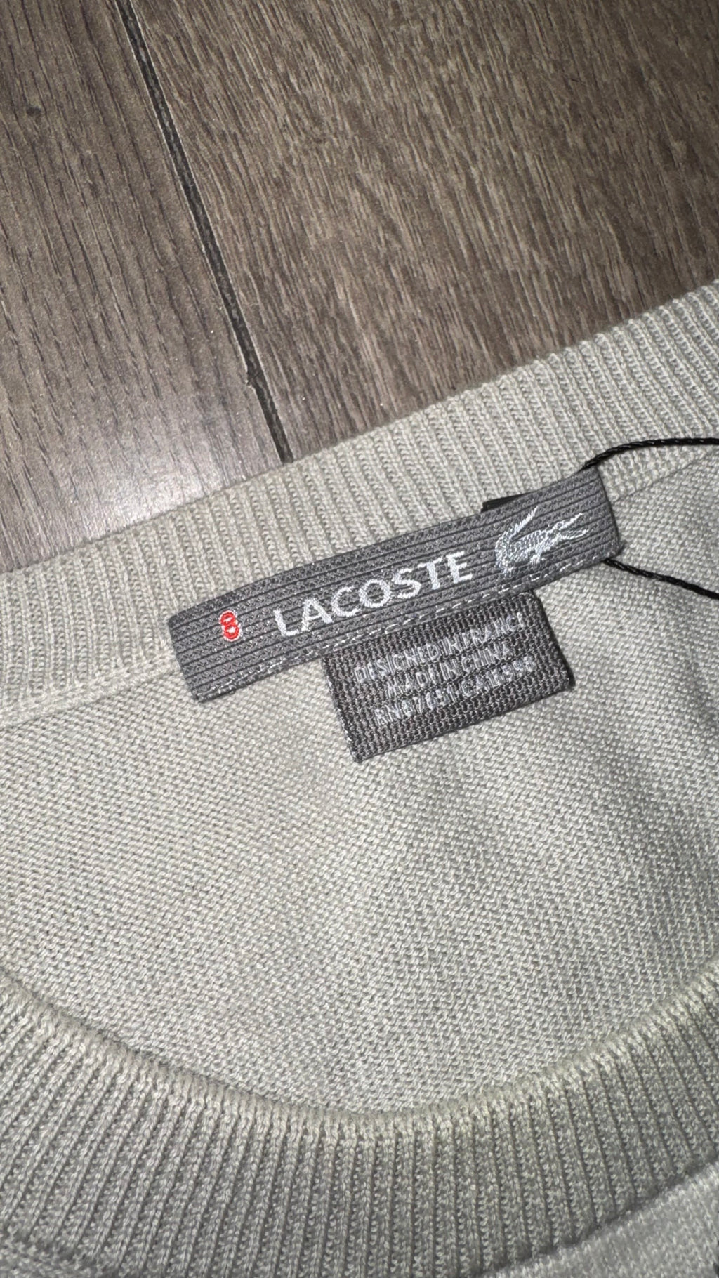 SUETER LACOSTE