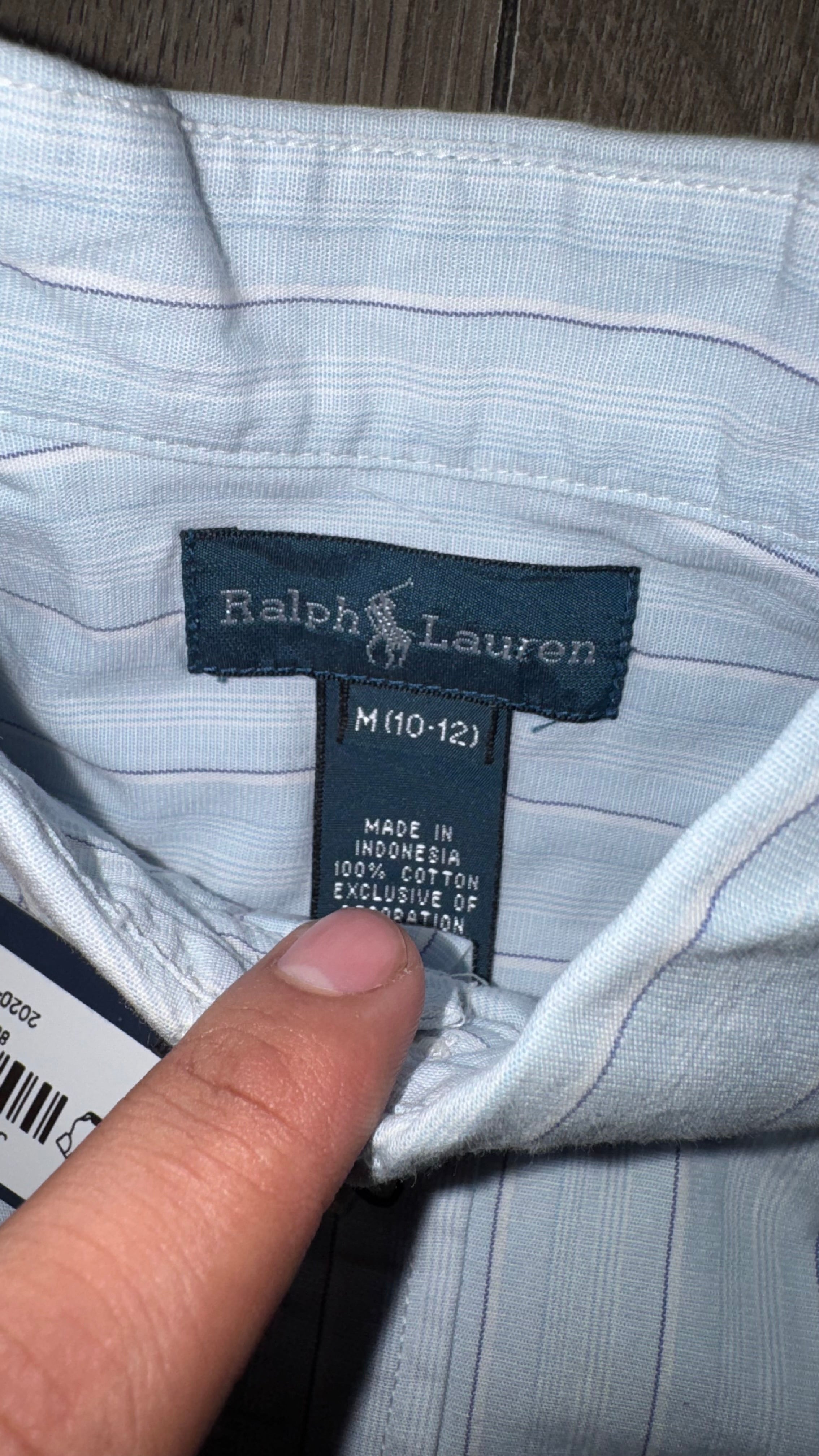 CAMISA NIÑO RALPH LAUREN