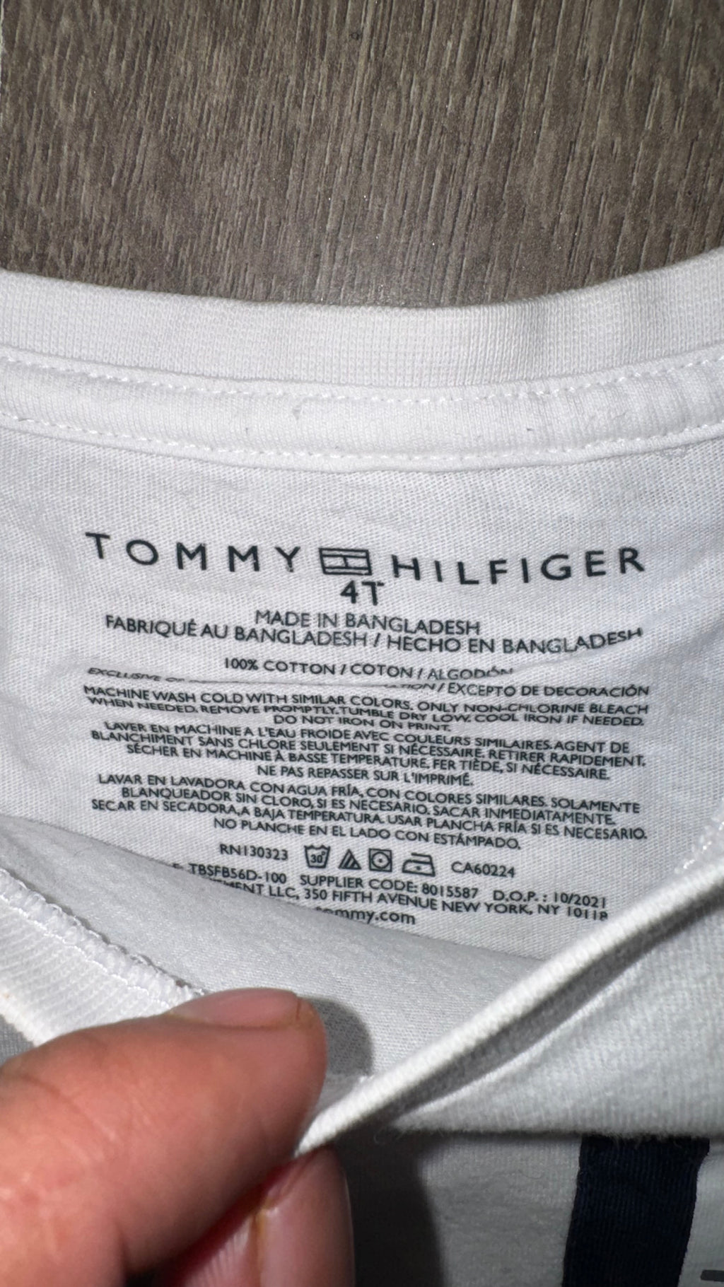 PLAYERA NIÑO TOMMY HILFIGER