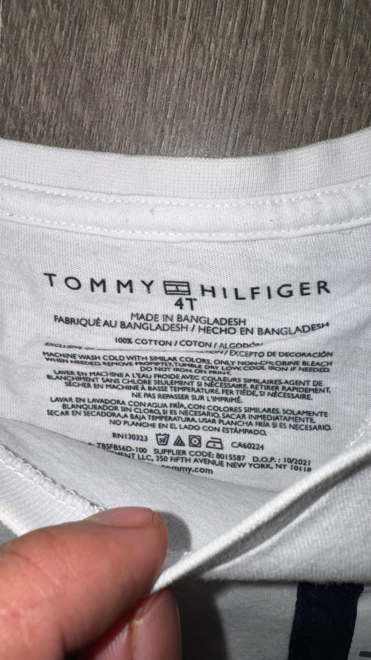 PLAYERA NIÑO TOMMY HILFIGER