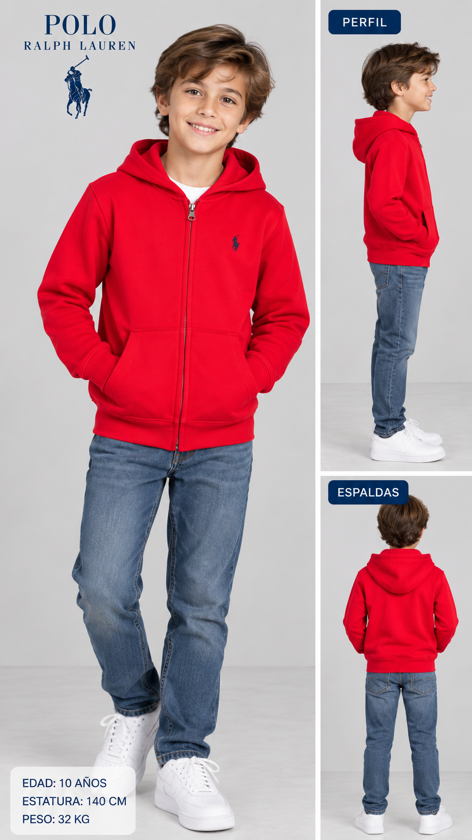 SUDADERA NIÑO RALPH LAUREN