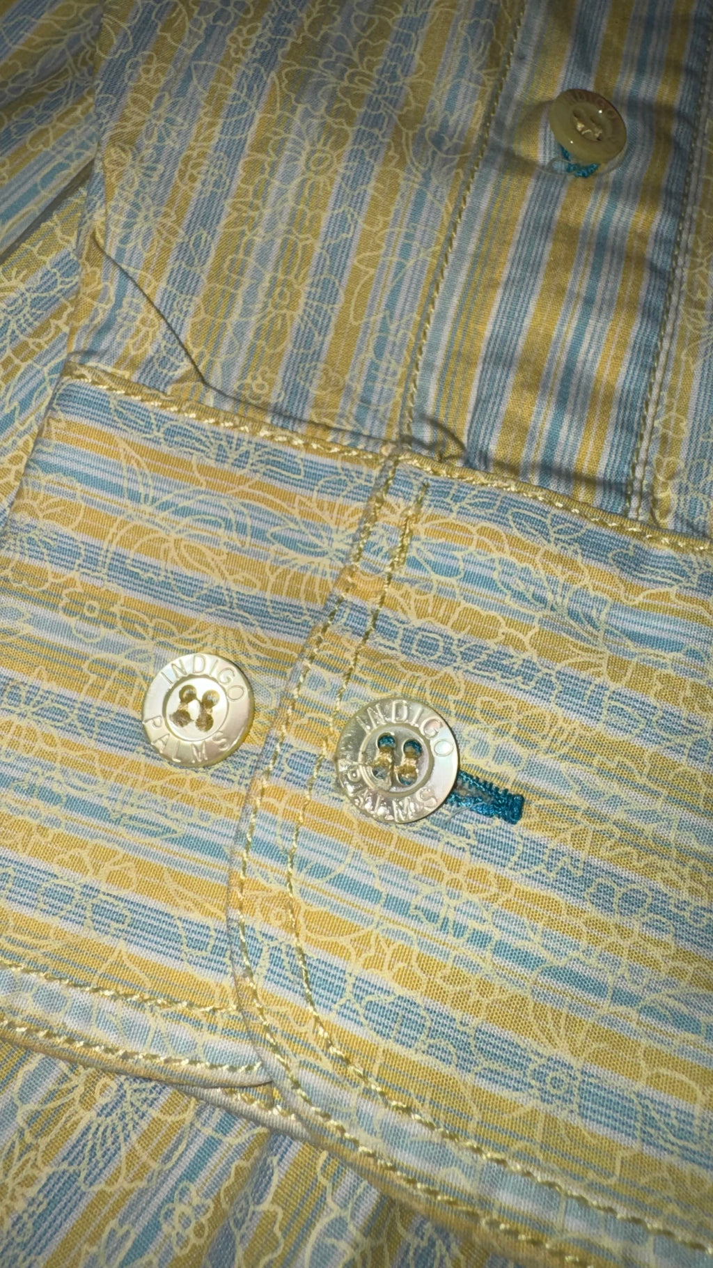 CAMISA INDIGO PALMS