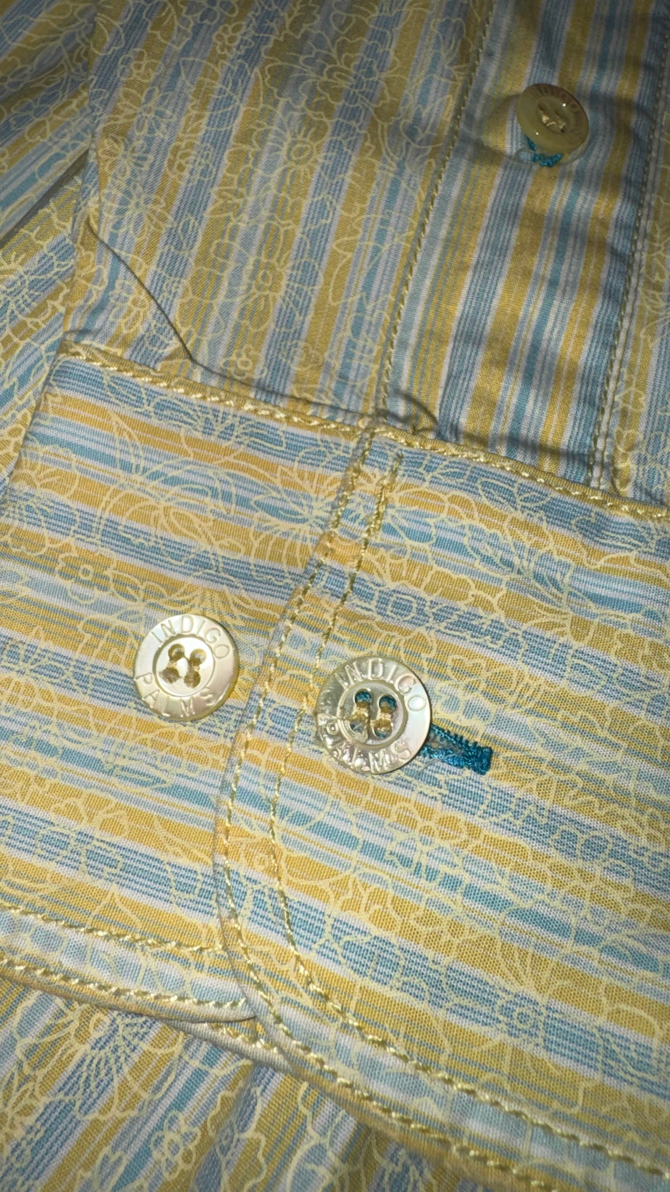 CAMISA INDIGO PALMS