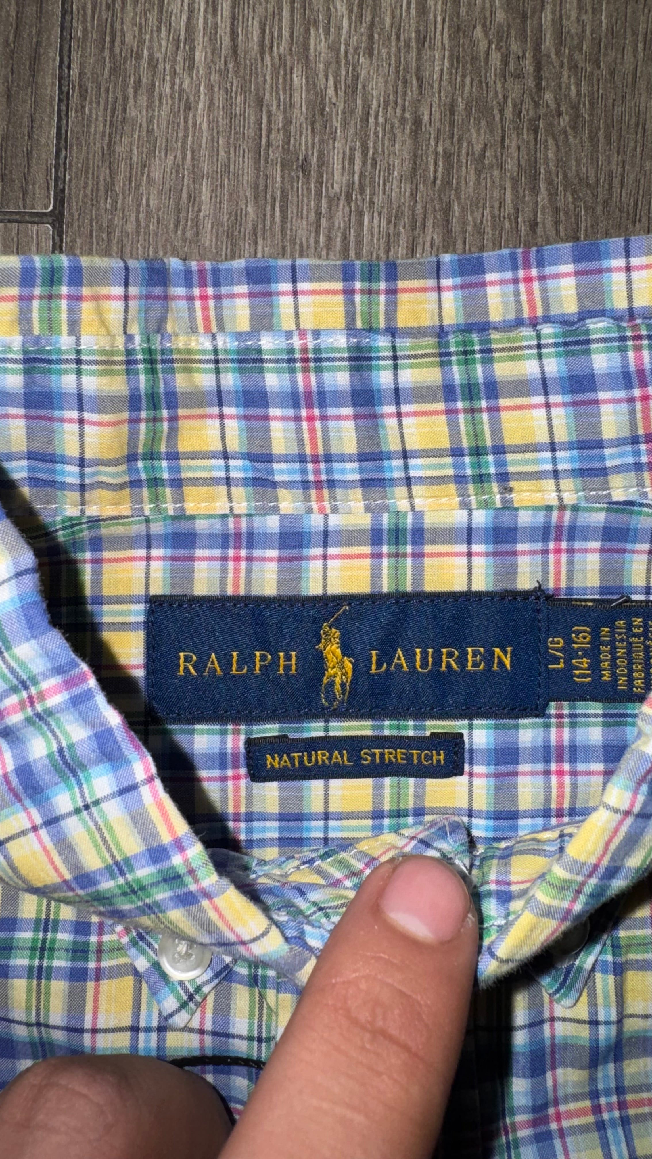 CAMISA NIÑO RALPH LAUREN