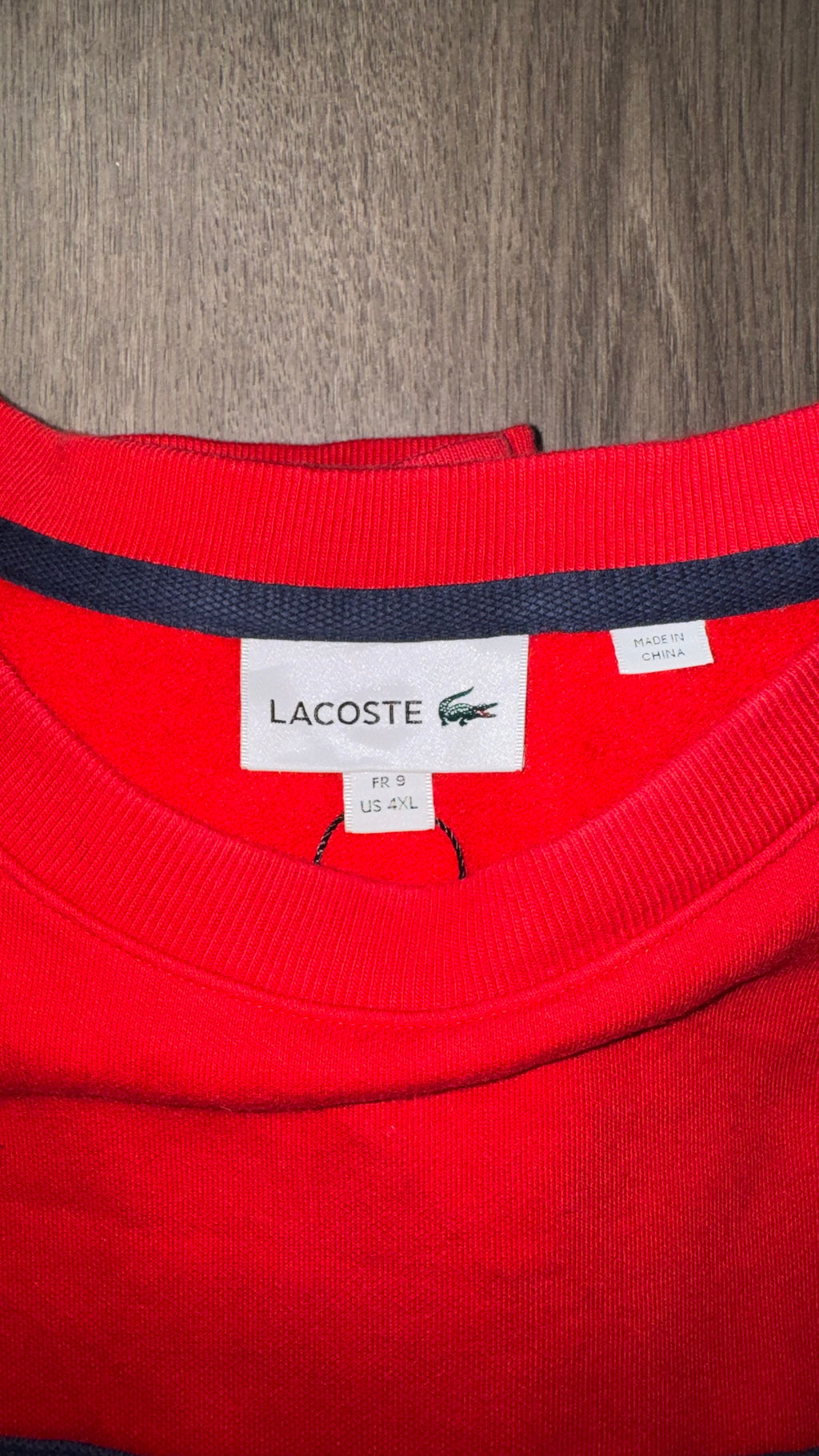 XXL SUDADERA LACOSTE