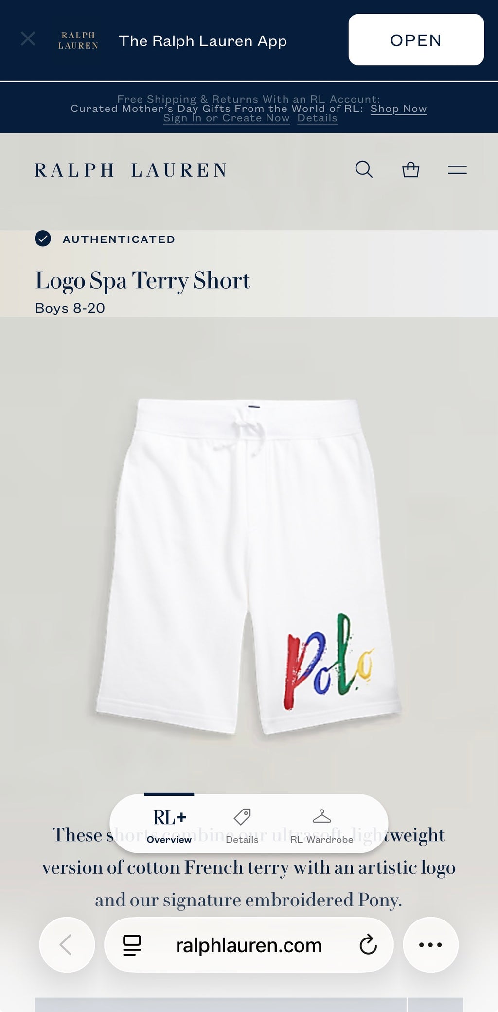 BERMUDA RALPH LAUREN