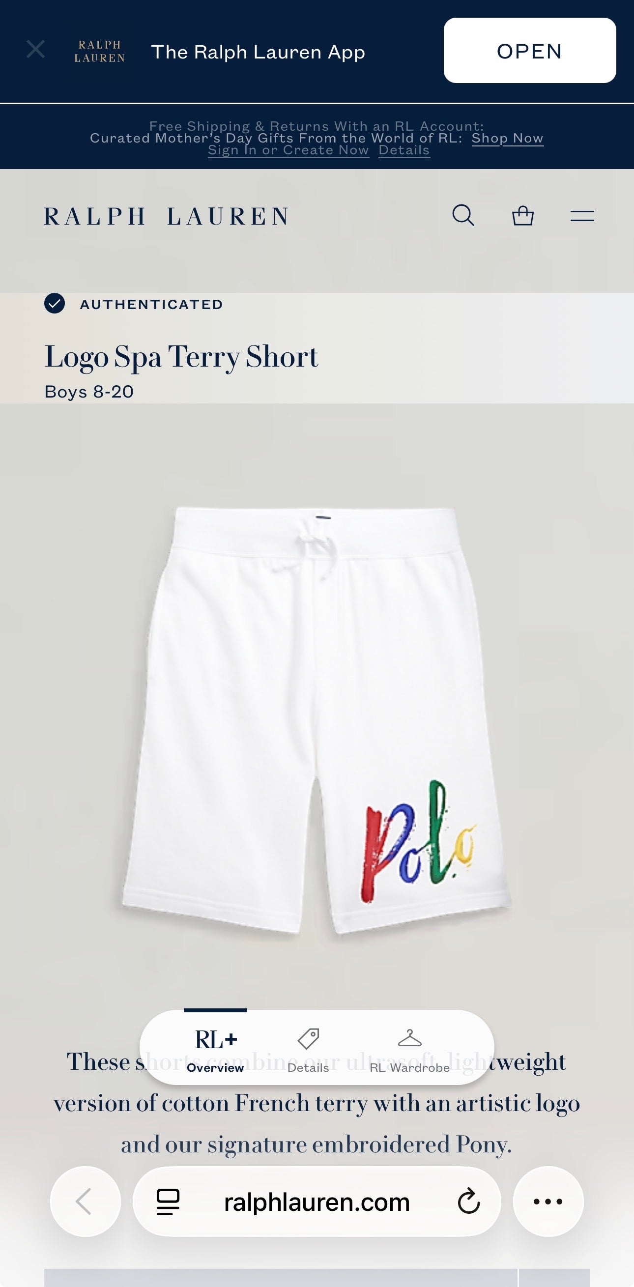 BERMUDA RALPH LAUREN
