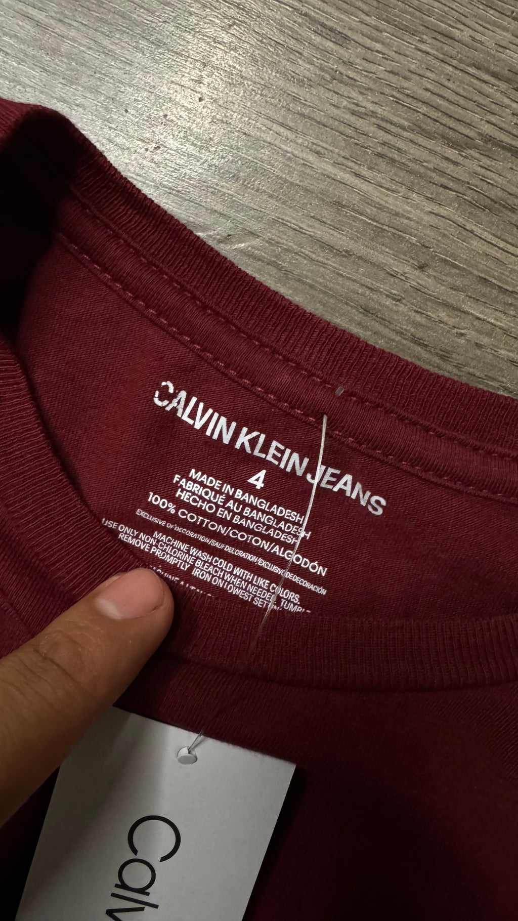 PLAYERA NIÑO CALVIN KLEIN