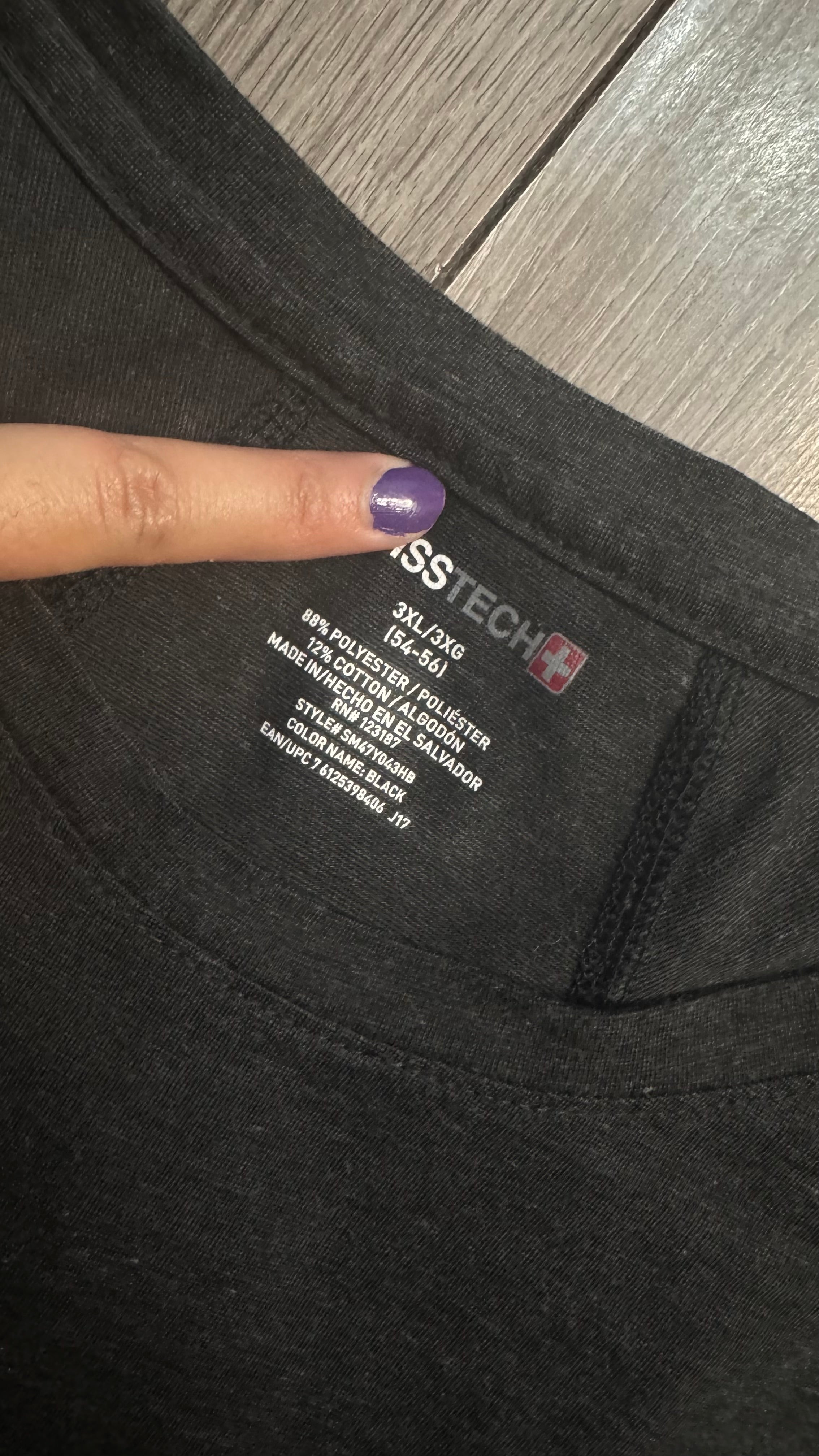 3XL PLAYERA SWISSTECH