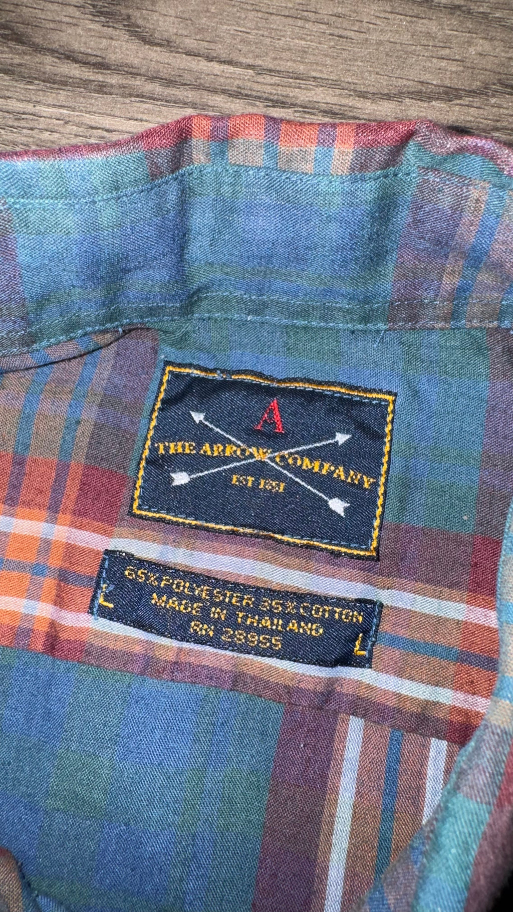 CAMISA THE ARROW COMPANY
