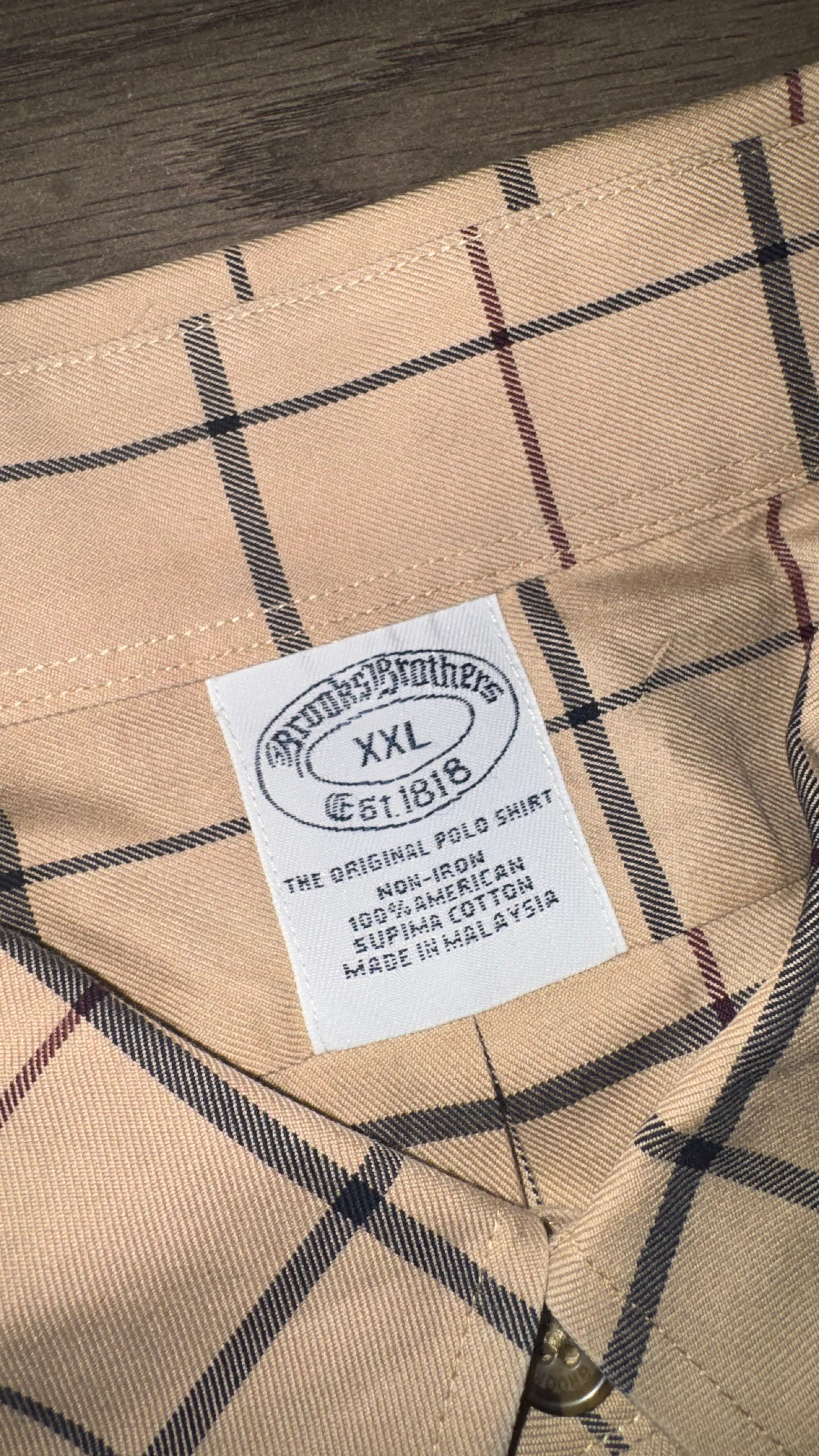 CAMISA BROOKS BROTHERS