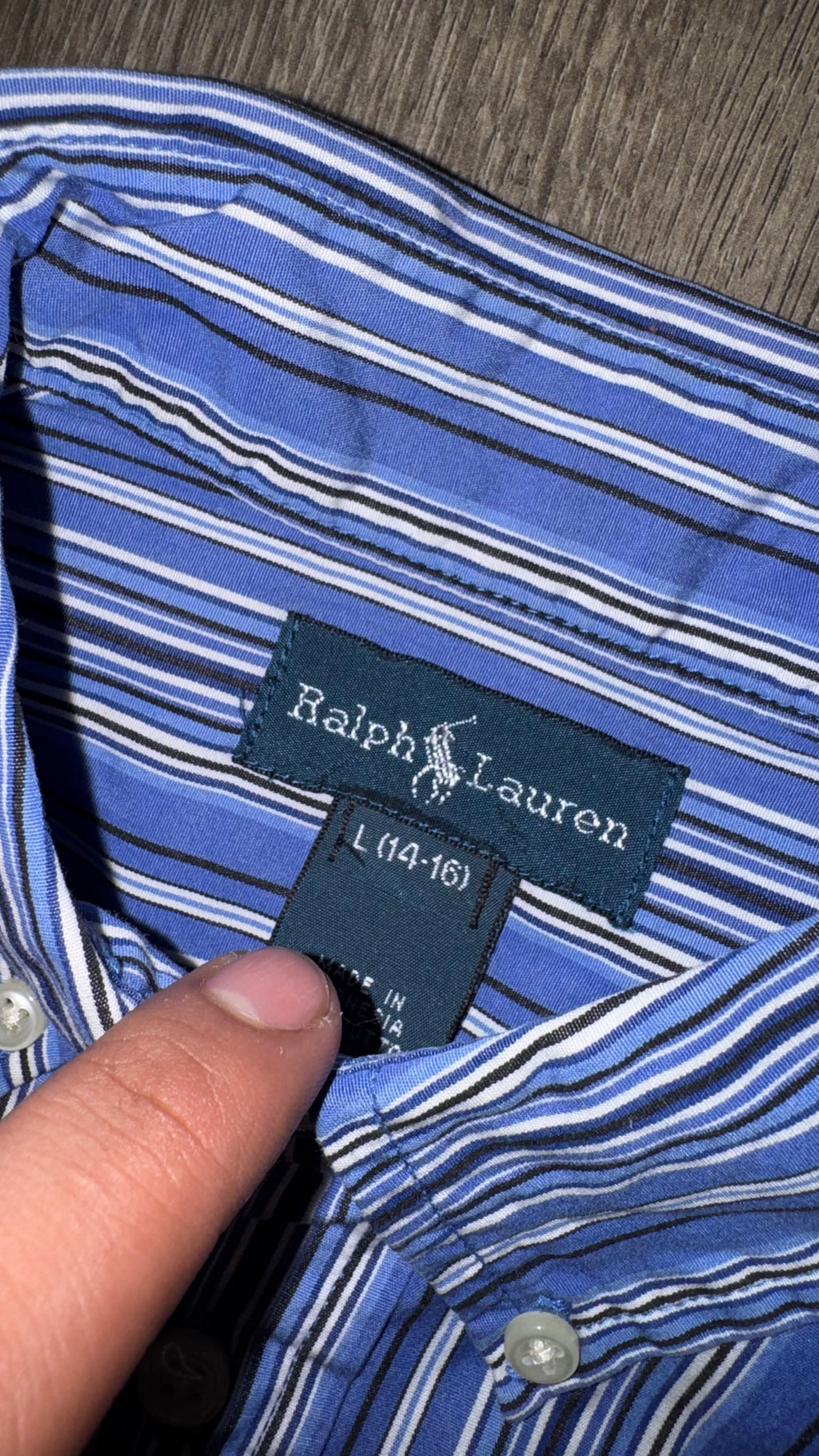 CAMISA NIÑO RALPH LAUREN