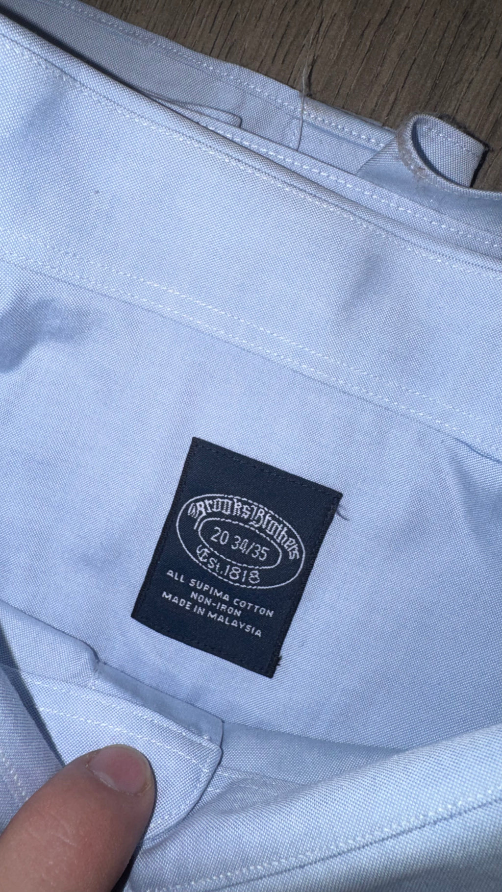 CAMISA BROOKS BROTHERS