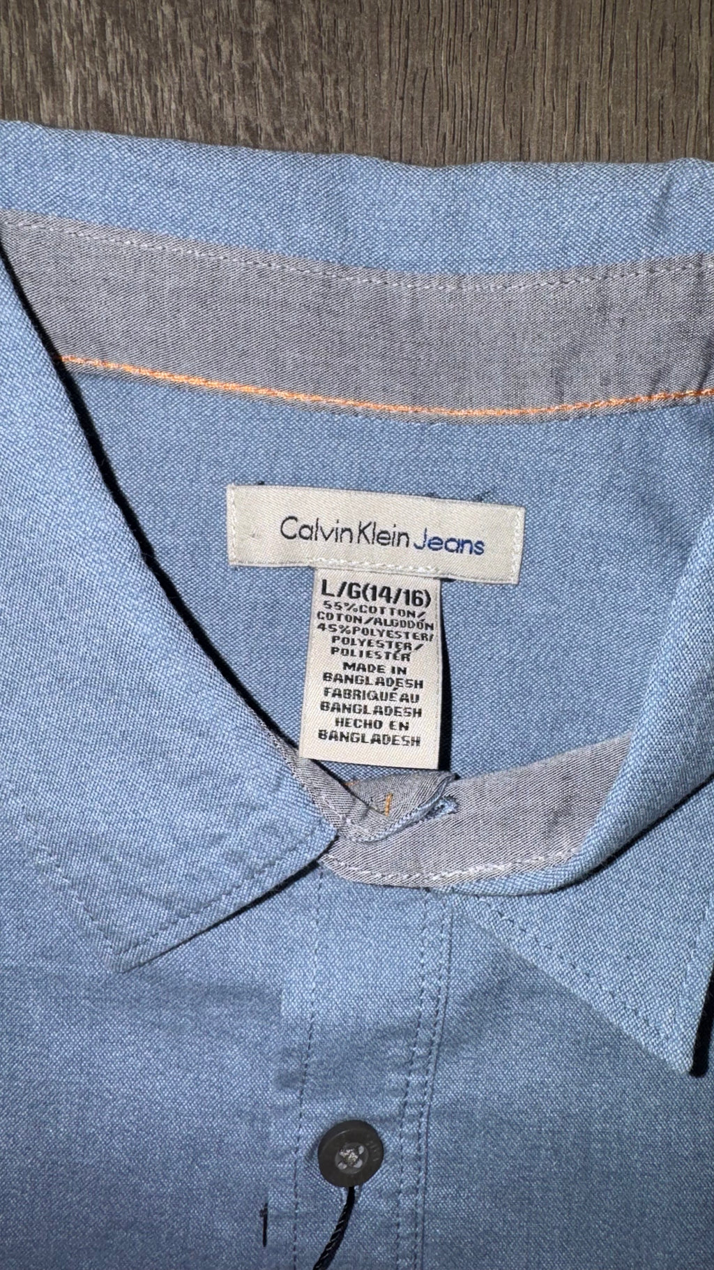CAMISA NIÑO CALVIN KLEIN