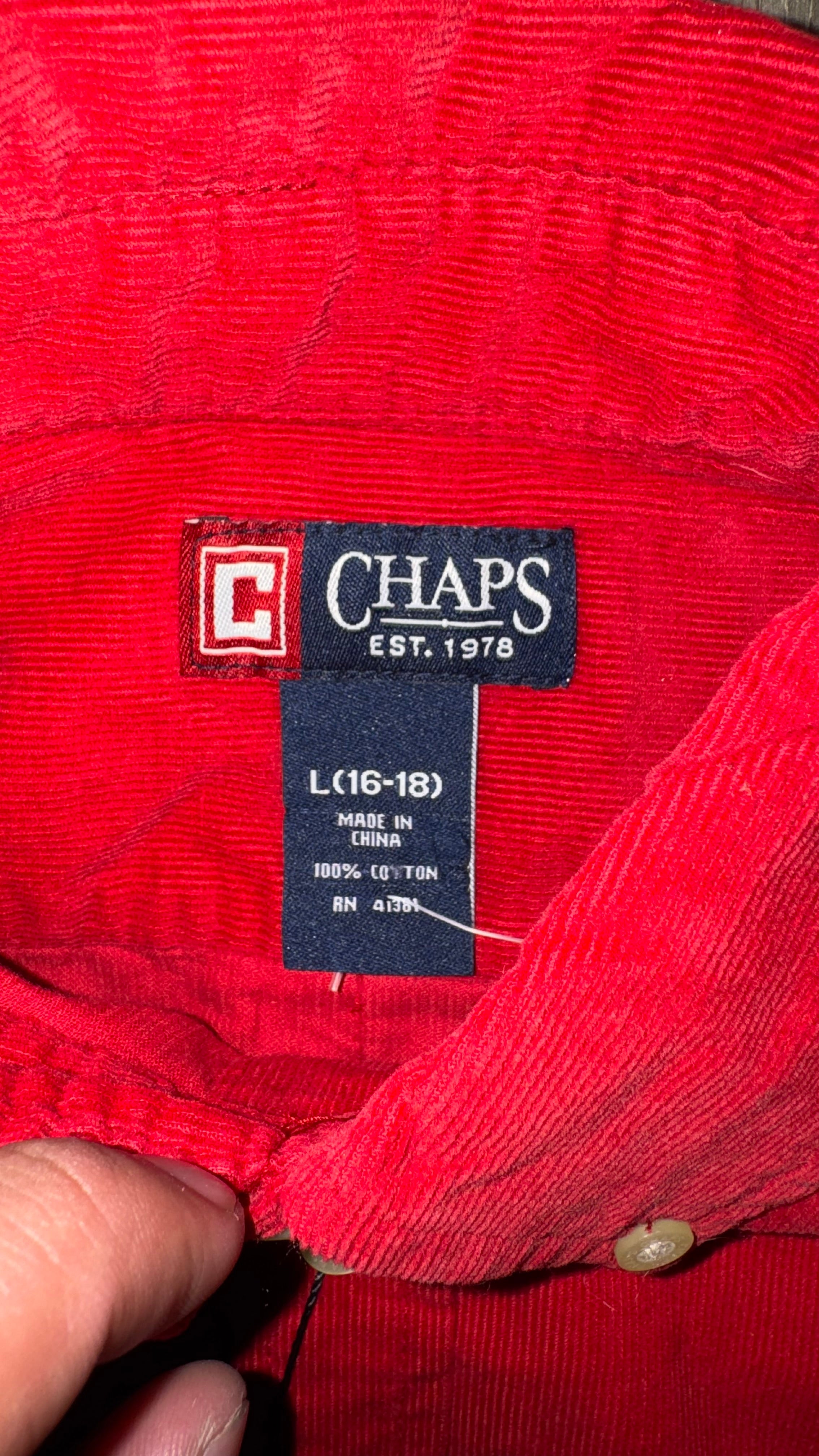 CAMISA NIÑO CHAPS