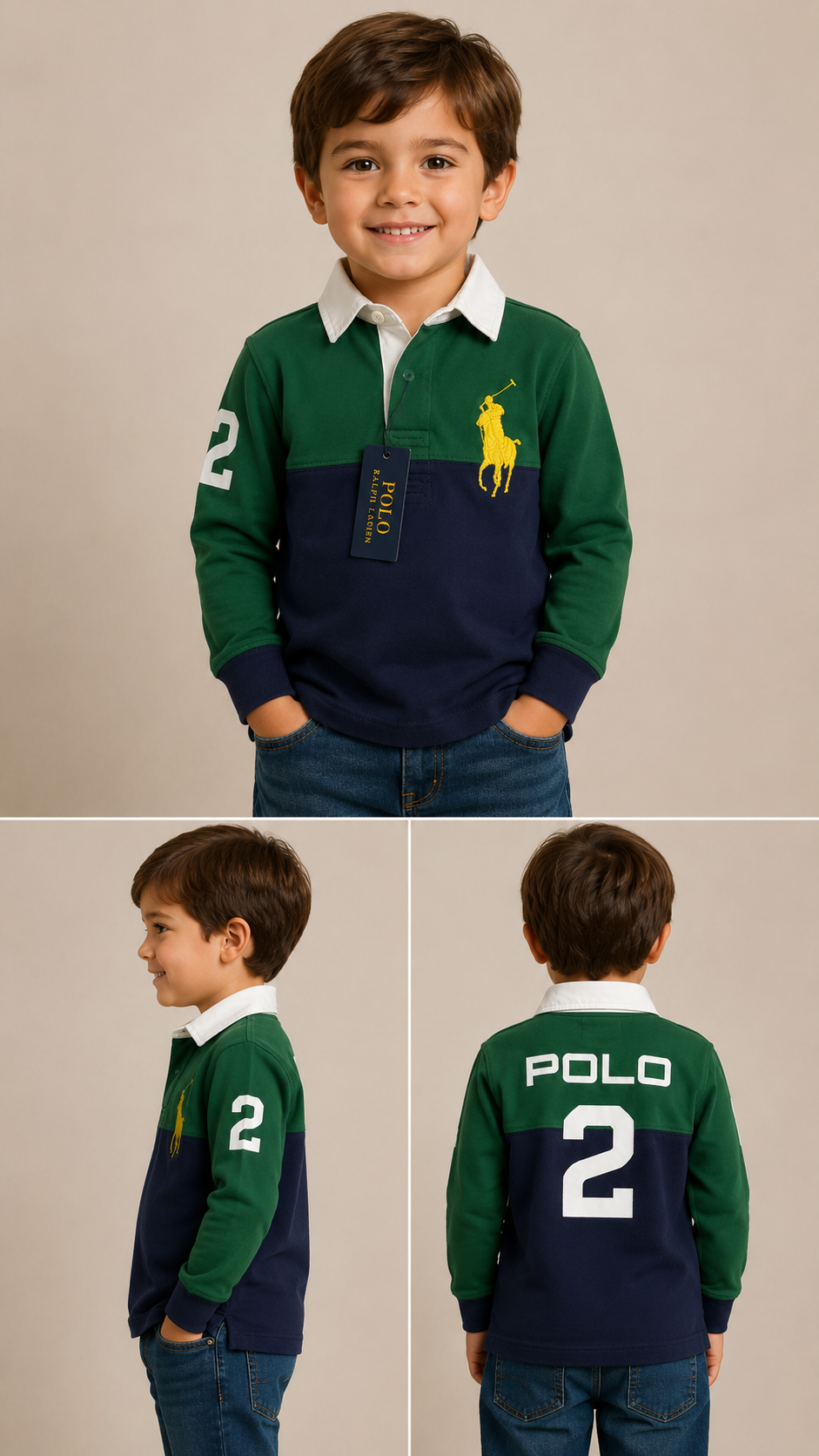 PLAYERA NIÑO RALPH LAUREN