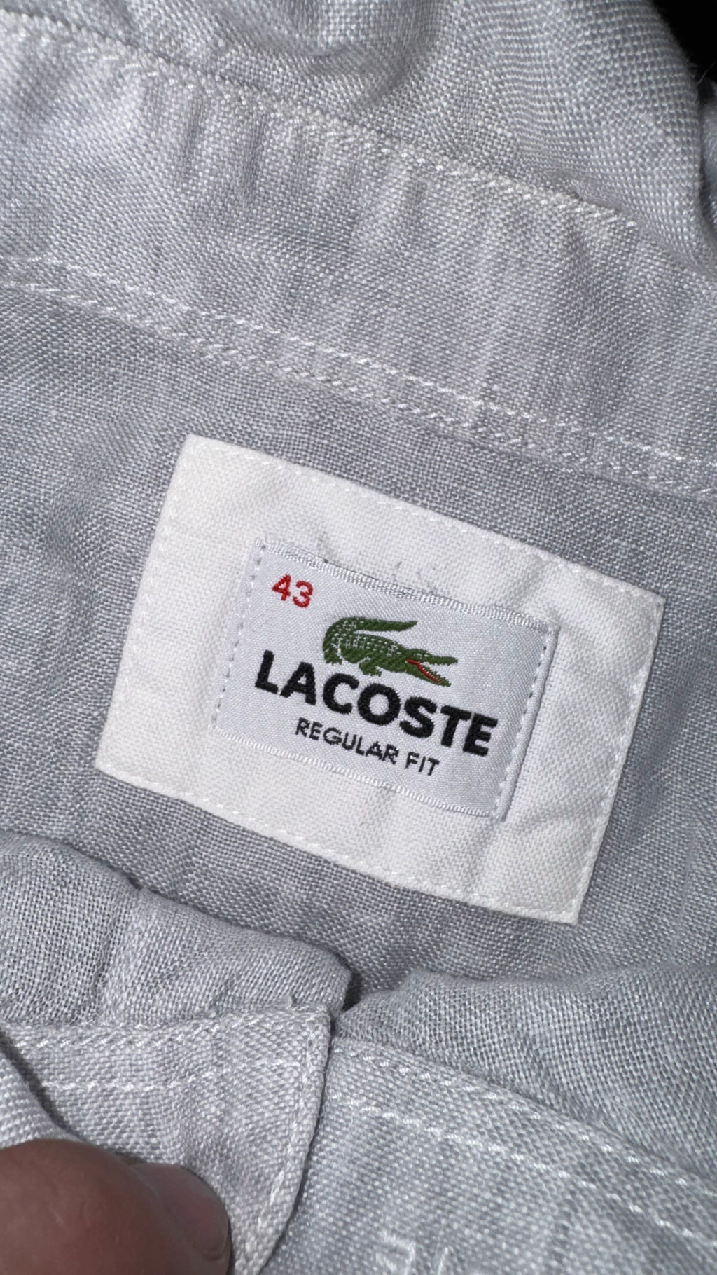 CAMISA LACOSTE
