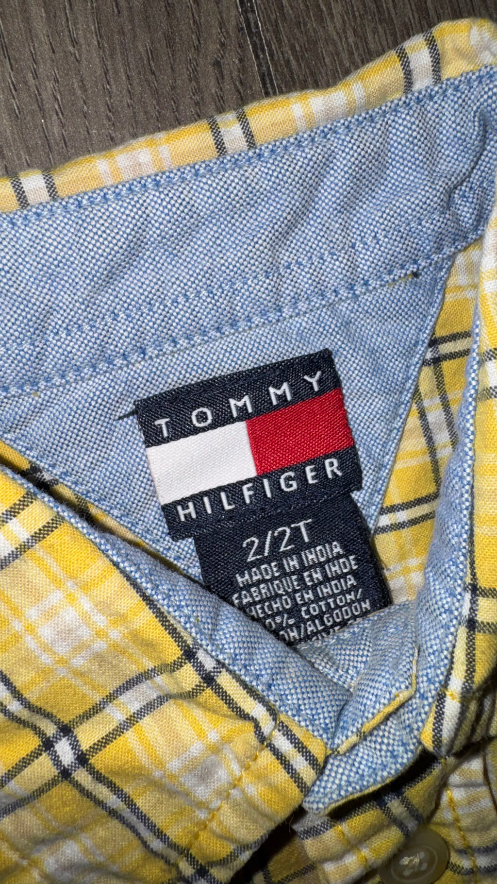CAMISA NIÑO TOMMY HILFIGER