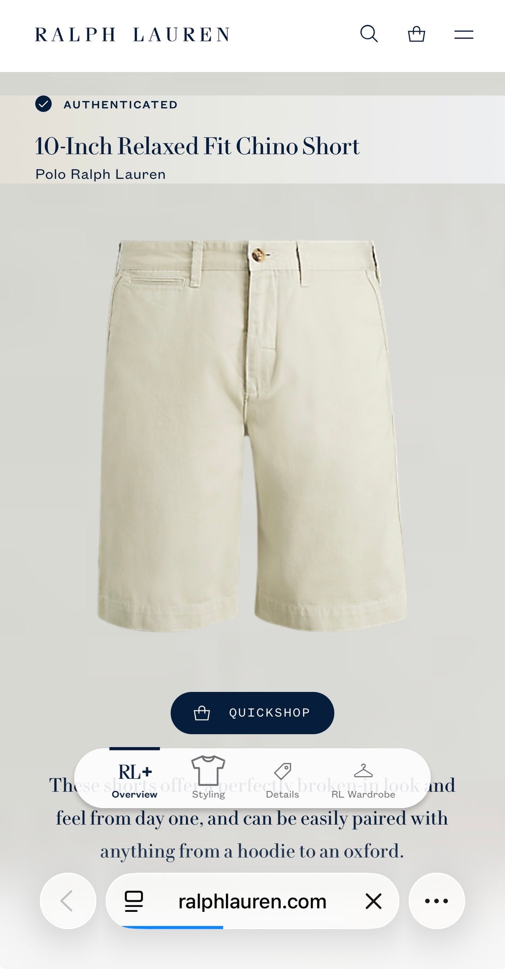 BERMUDA RALPH LAUREN
