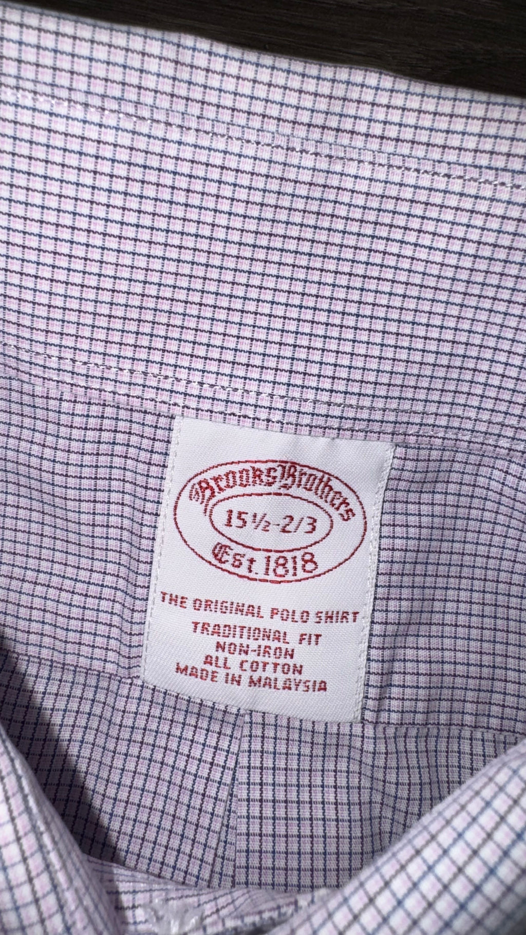 CAMISA BROOKS BROTHERS