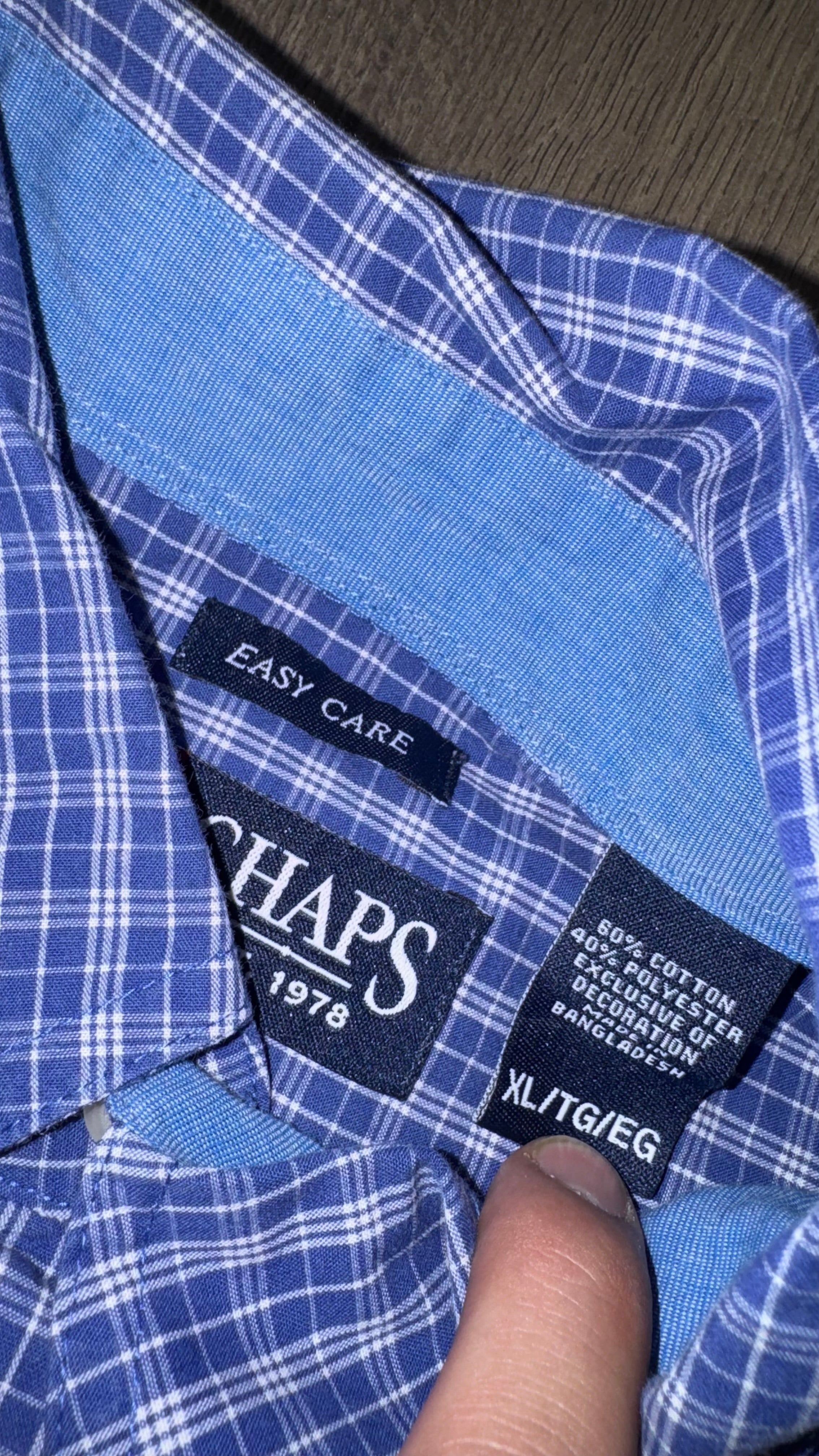 CAMISA CHAPS