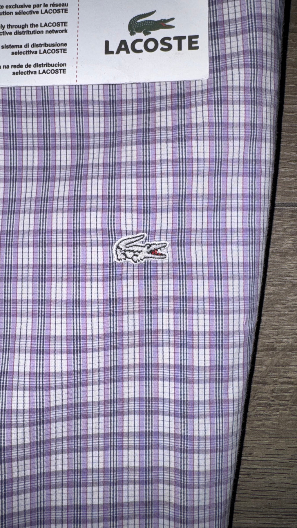 CAMISA LACOSTE