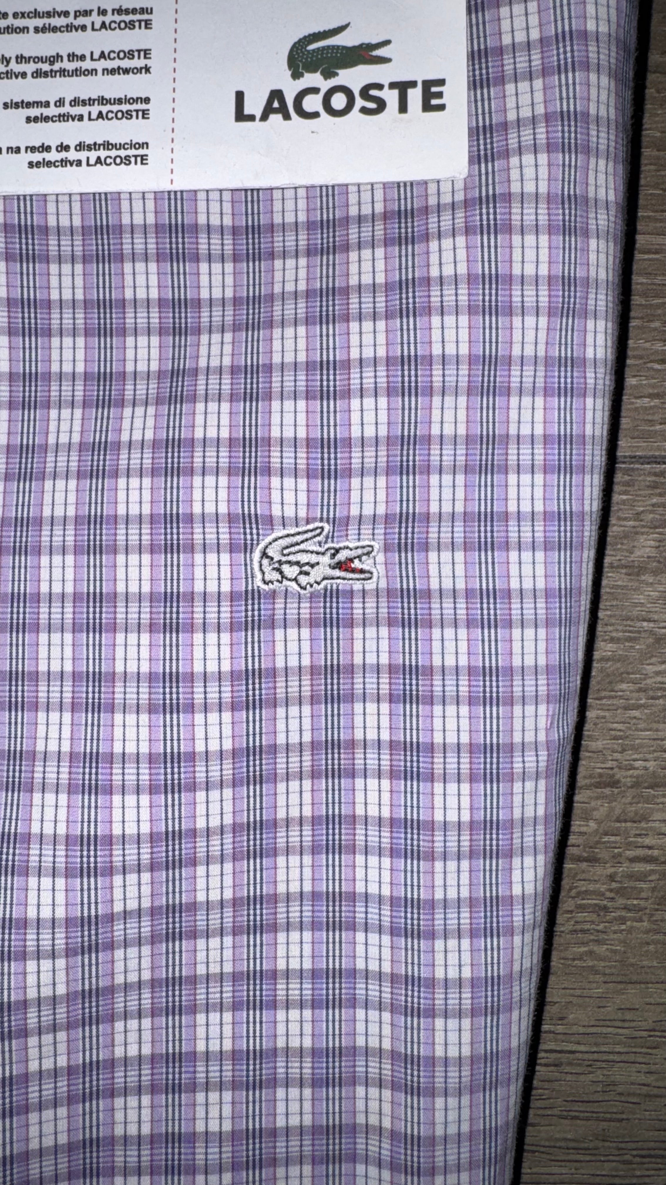 CAMISA LACOSTE