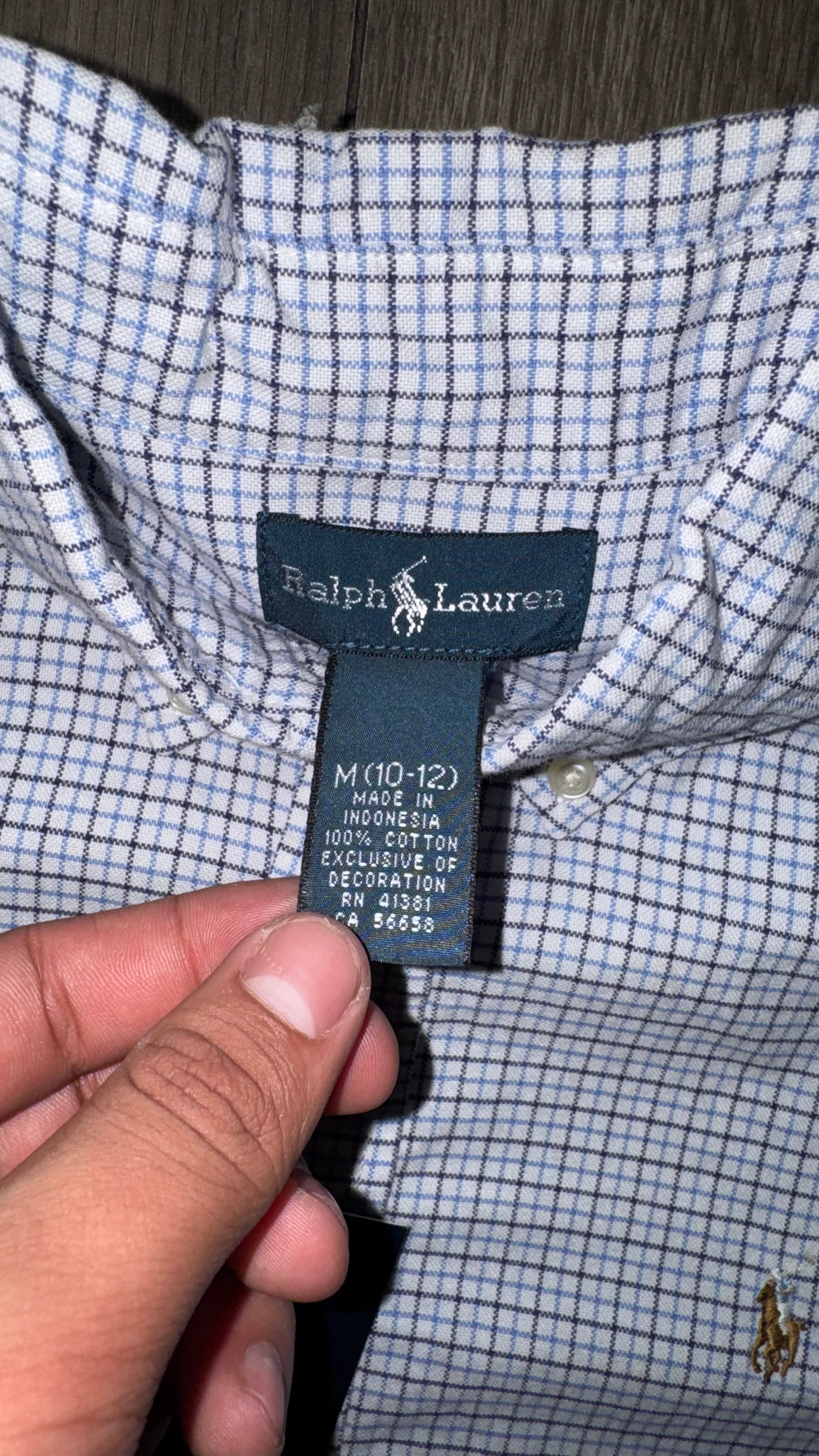 CAMISA NIÑO RALPH LAUREN
