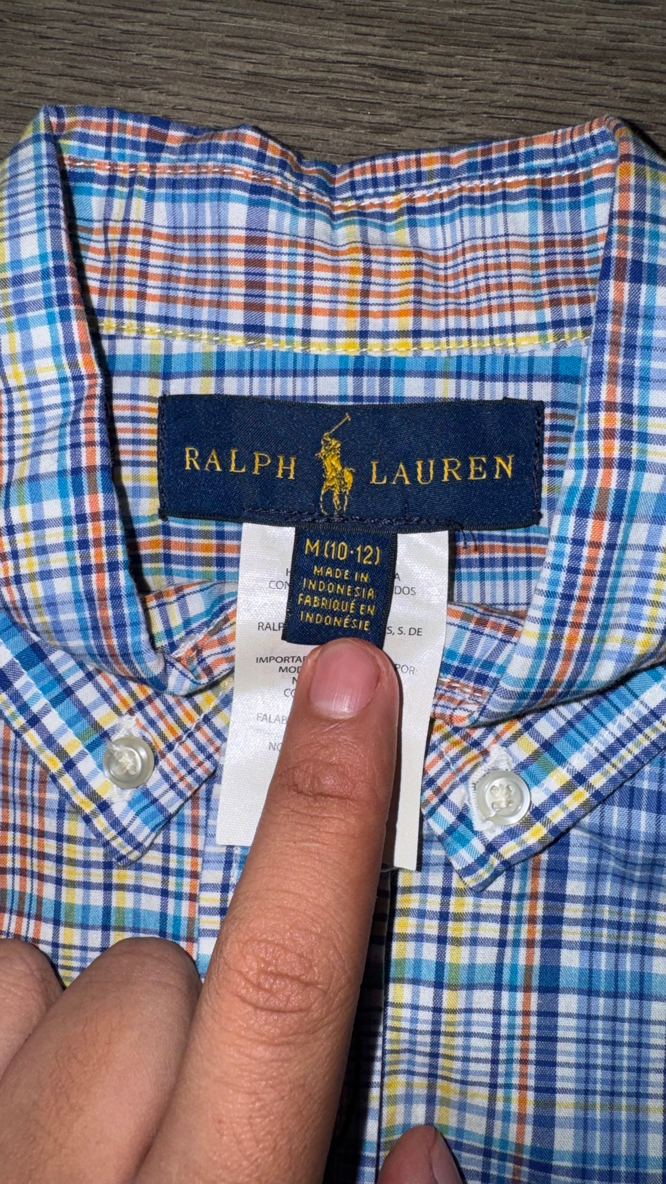 CAMISA NIÑO RALPH LAUREN