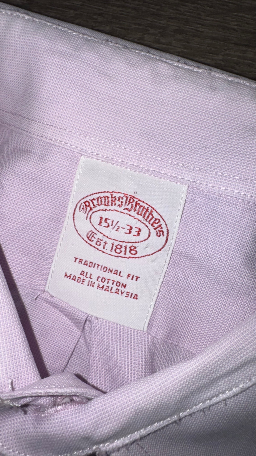 CAMISA BROOKS BROTHERS
