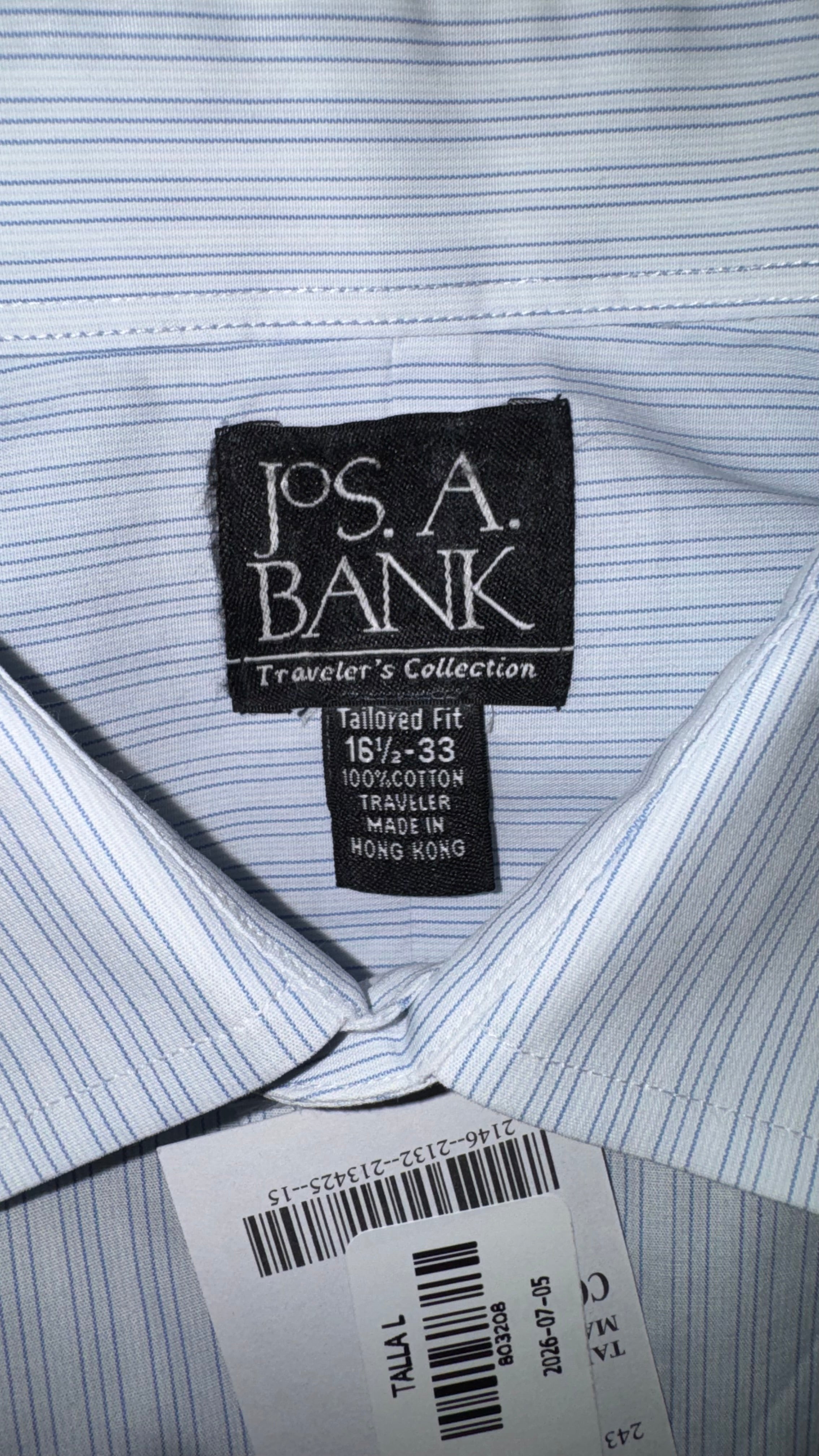 CAMISA JOS.A.BANK