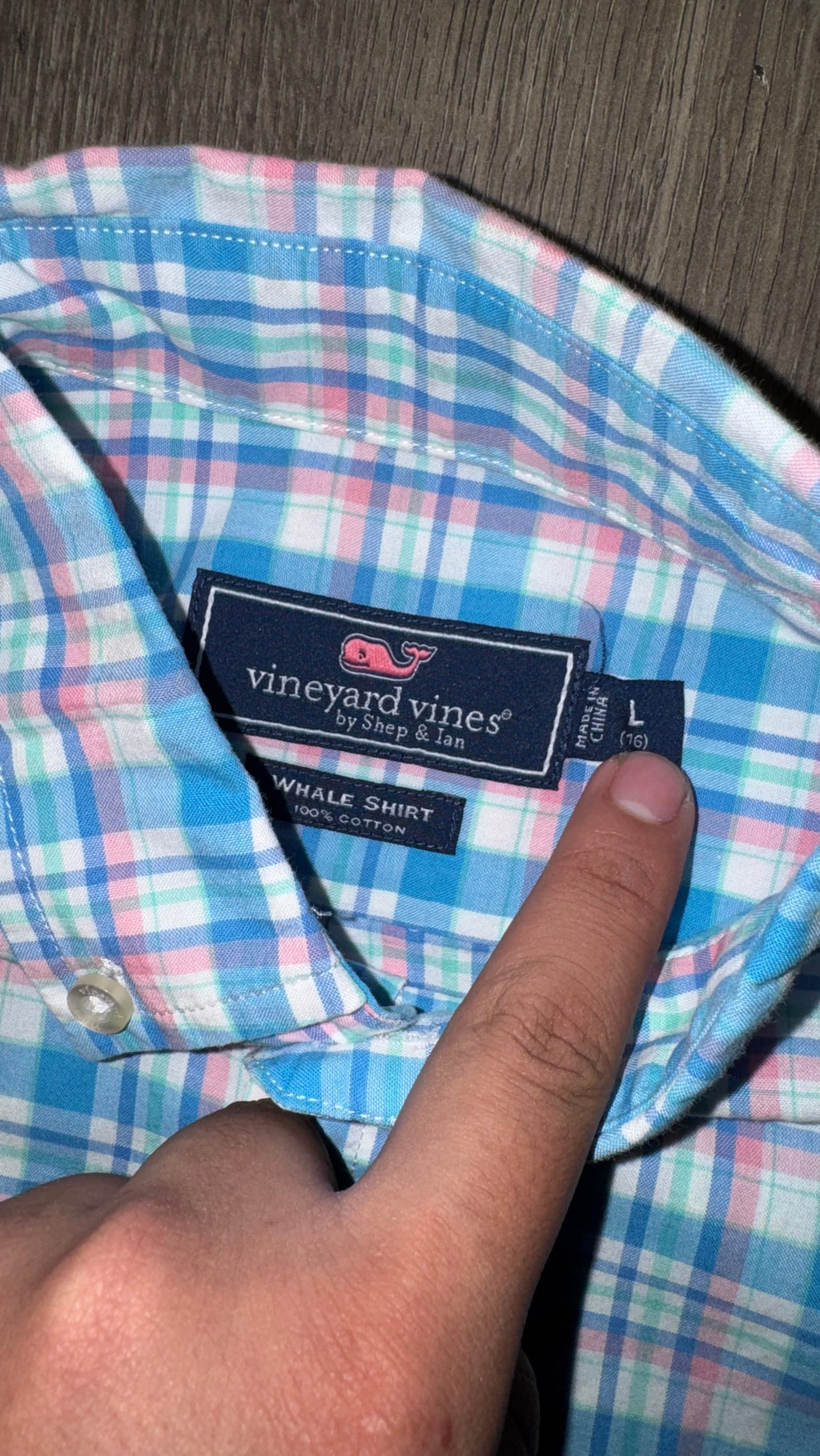 CAMISA NIÑO VINEYARD VIENES