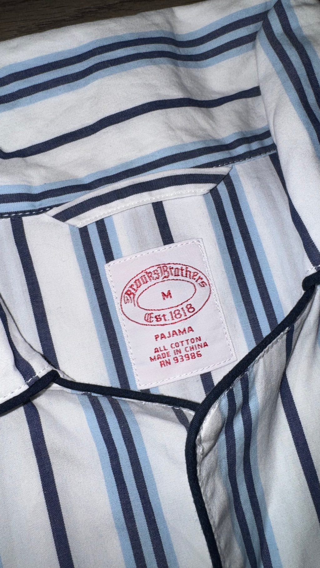 PIJAMADA BROOKS BROTHERS