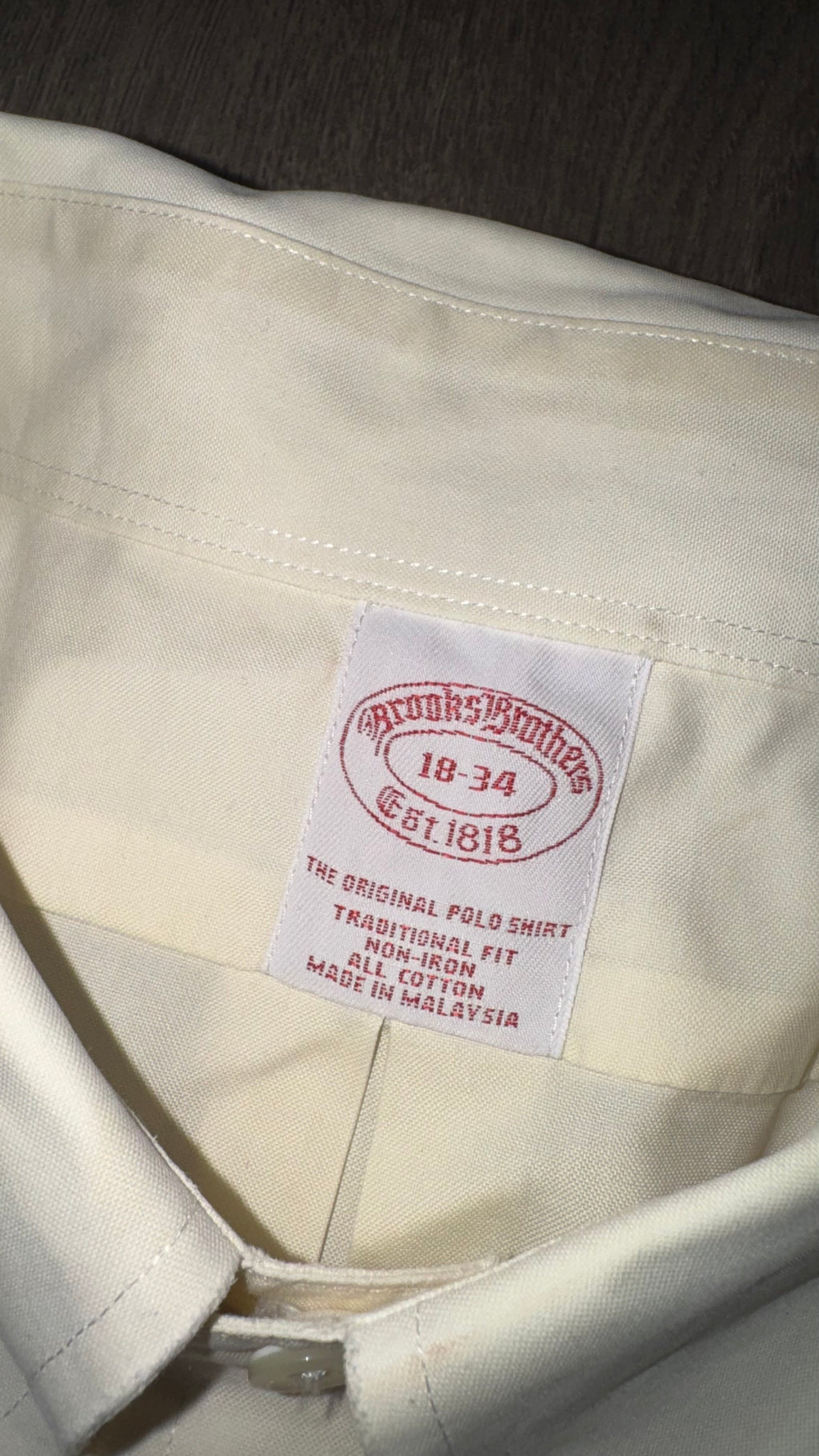 CAMISA BROOKS BROTHERS