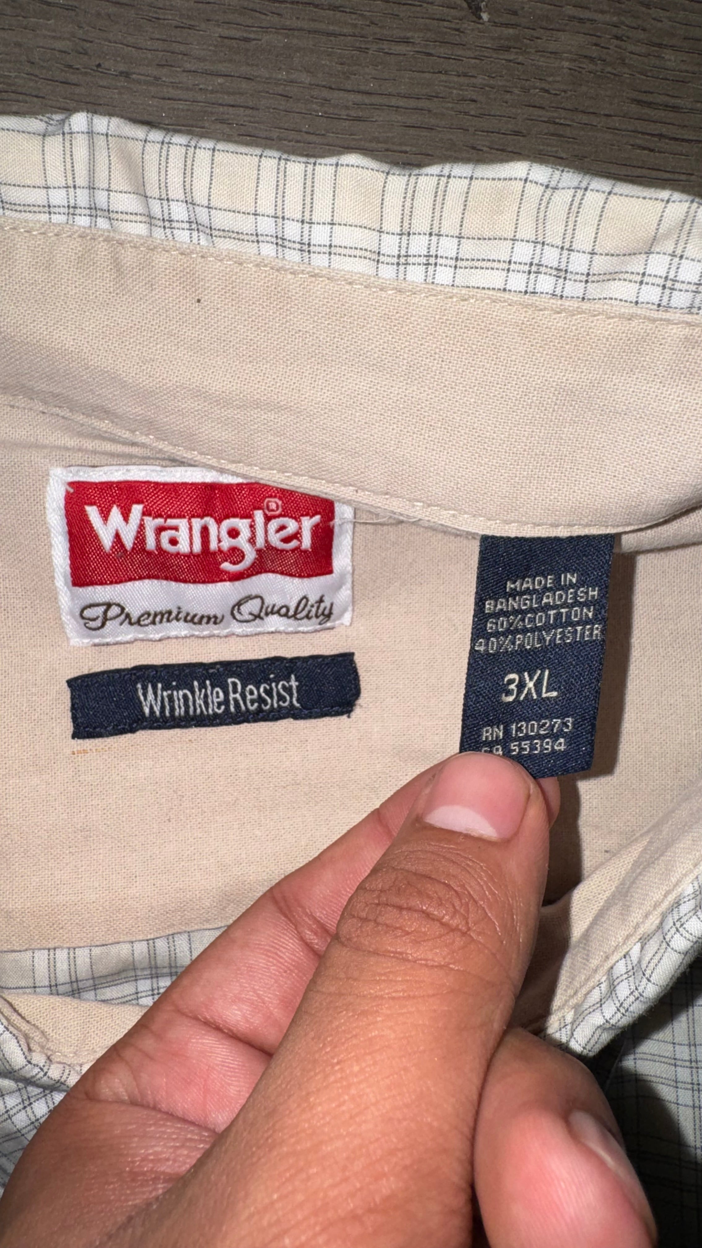 CAMISA WRANGLER